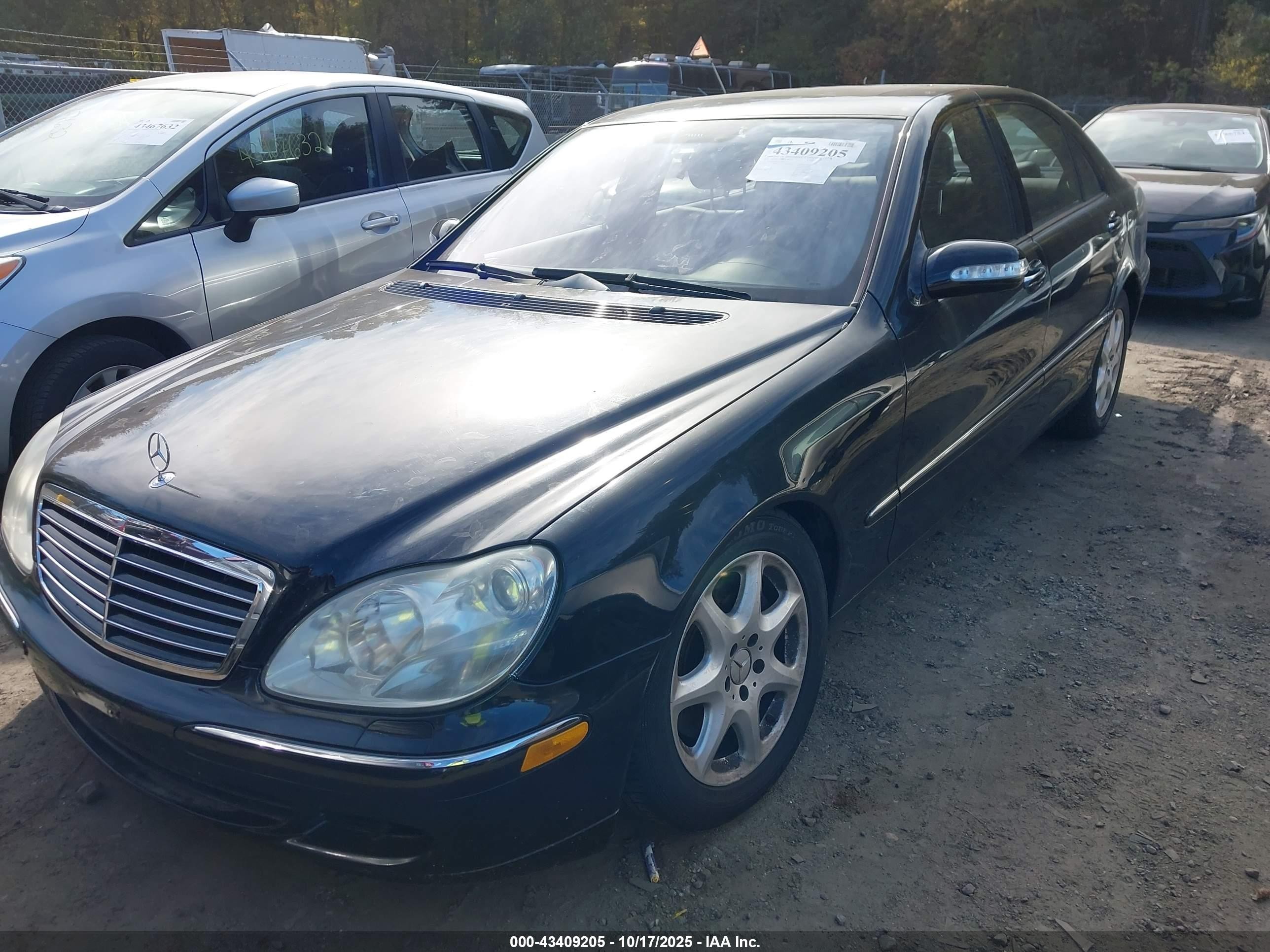 2006 Mercedes-benz S 430 4matic Black vin: WDBNG83J36A468276