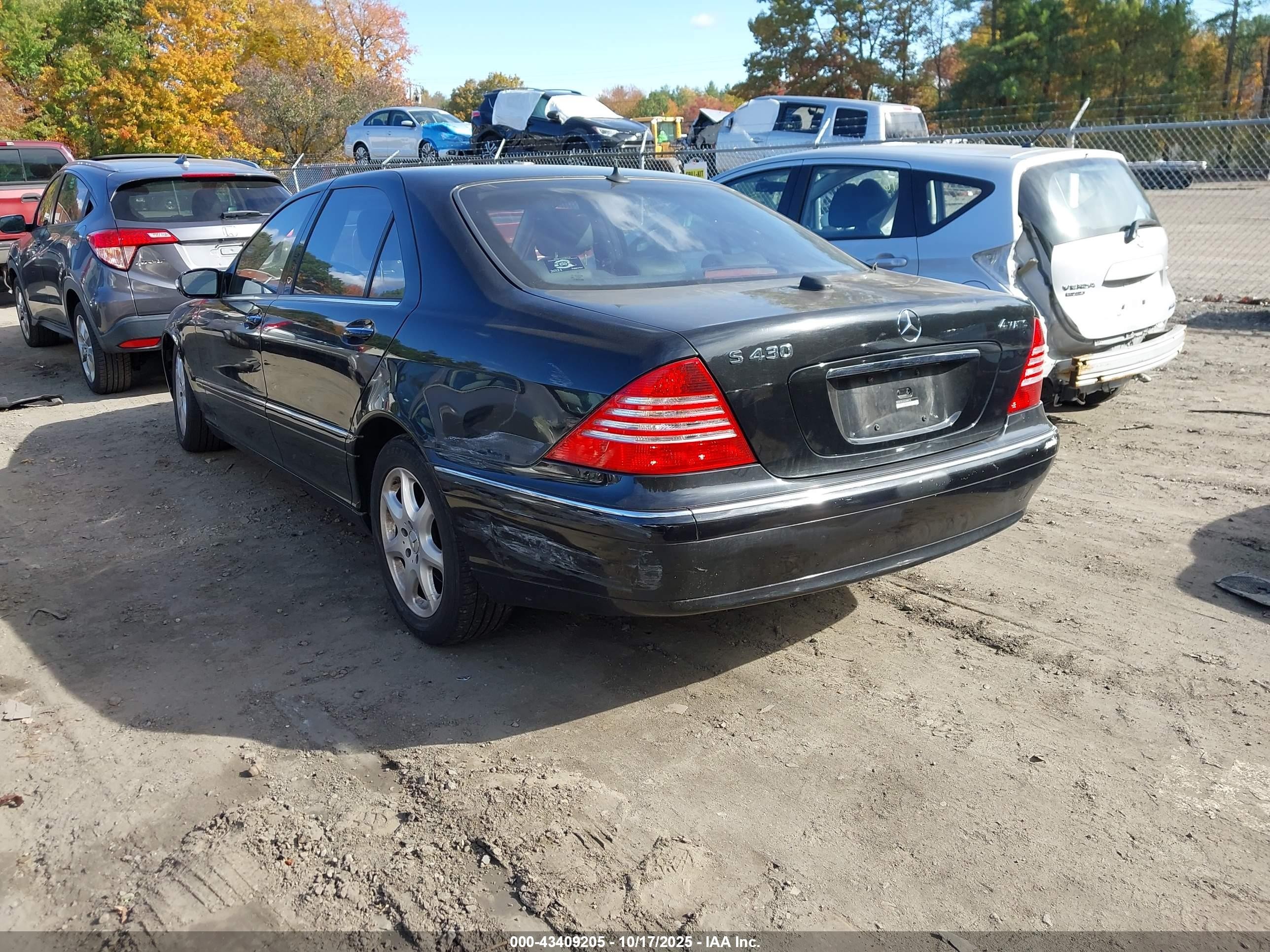 2006 Mercedes-benz S 430 4matic Black vin: WDBNG83J36A468276
