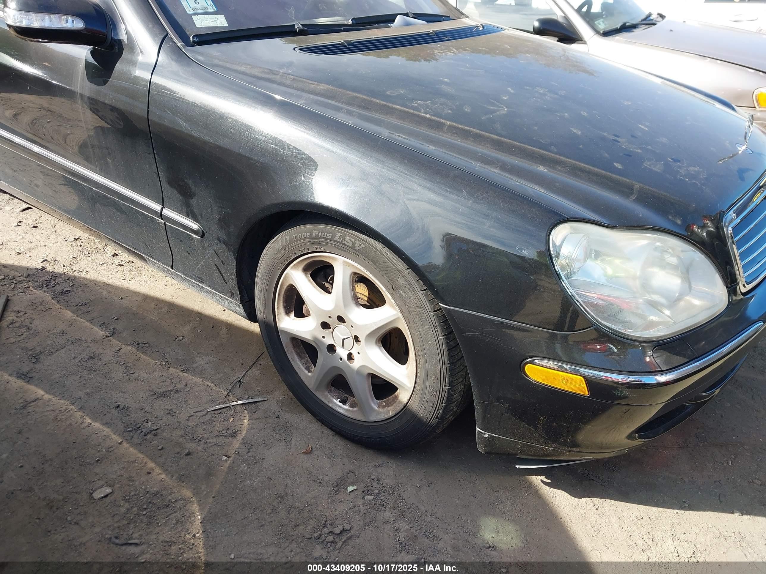 2006 Mercedes-benz S 430 4matic Black vin: WDBNG83J36A468276