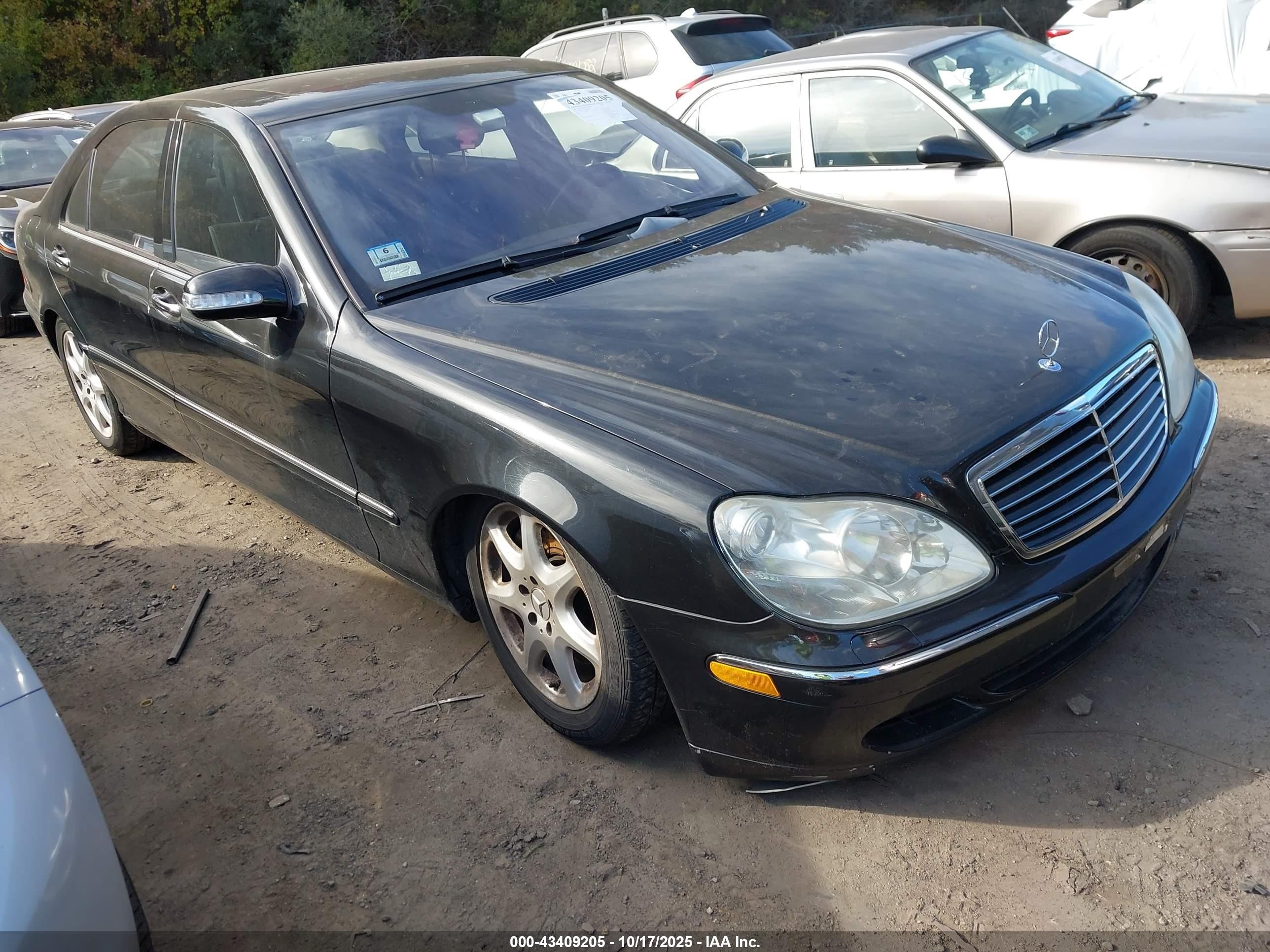 2006 Mercedes-benz S 430 4matic Black vin: WDBNG83J36A468276