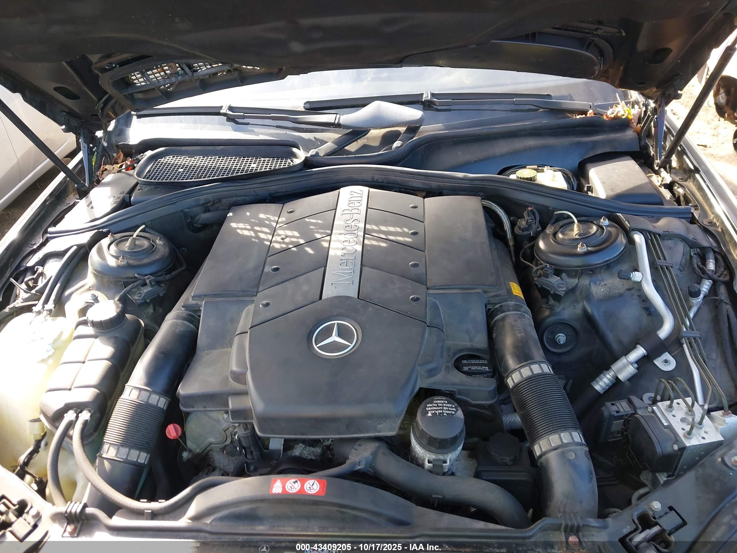 2006 Mercedes-benz S 430 4matic Black vin: WDBNG83J36A468276