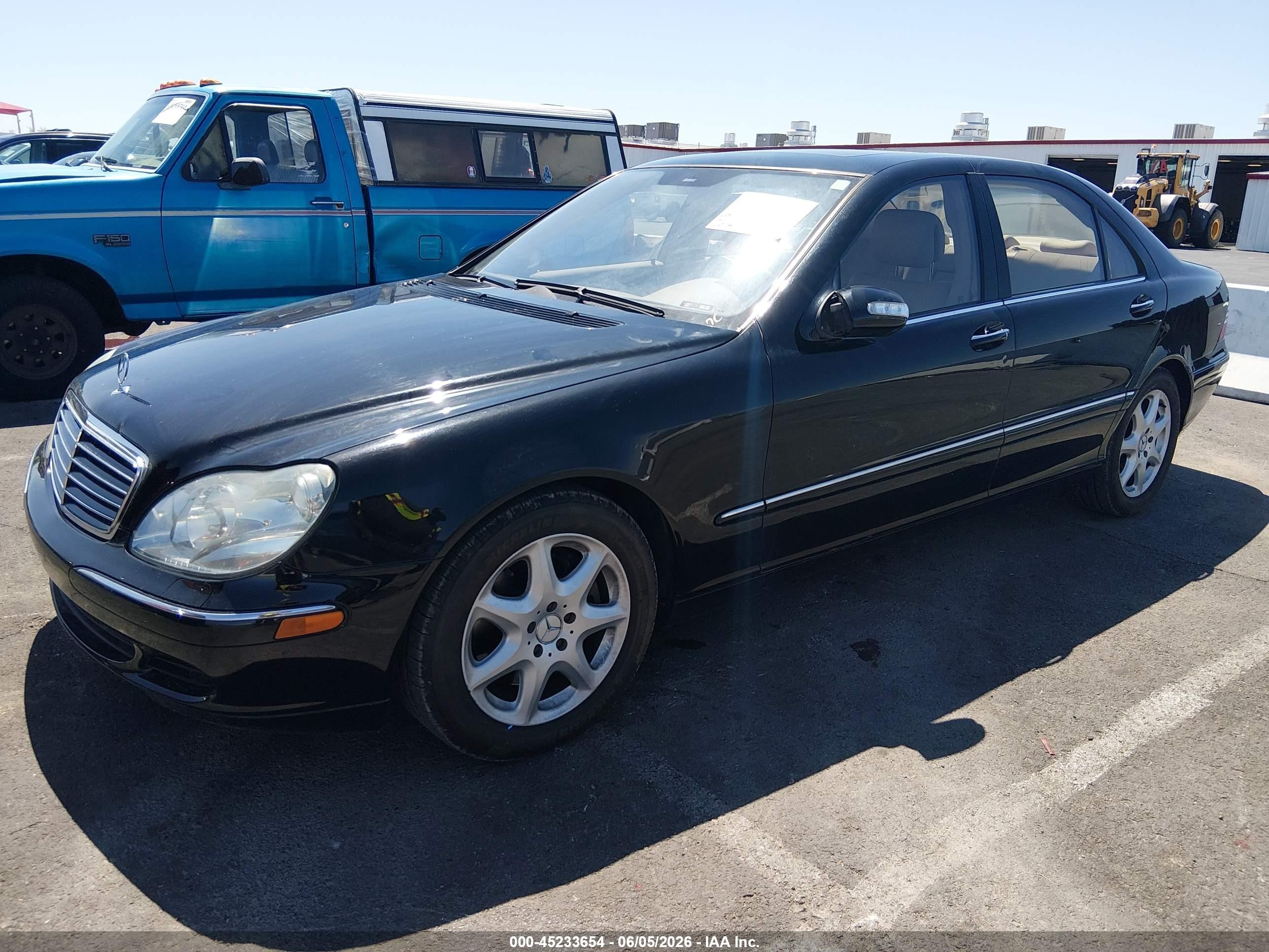 2006 Mercedes-benz S 430 4matic Black vin: WDBNG83J36A472683