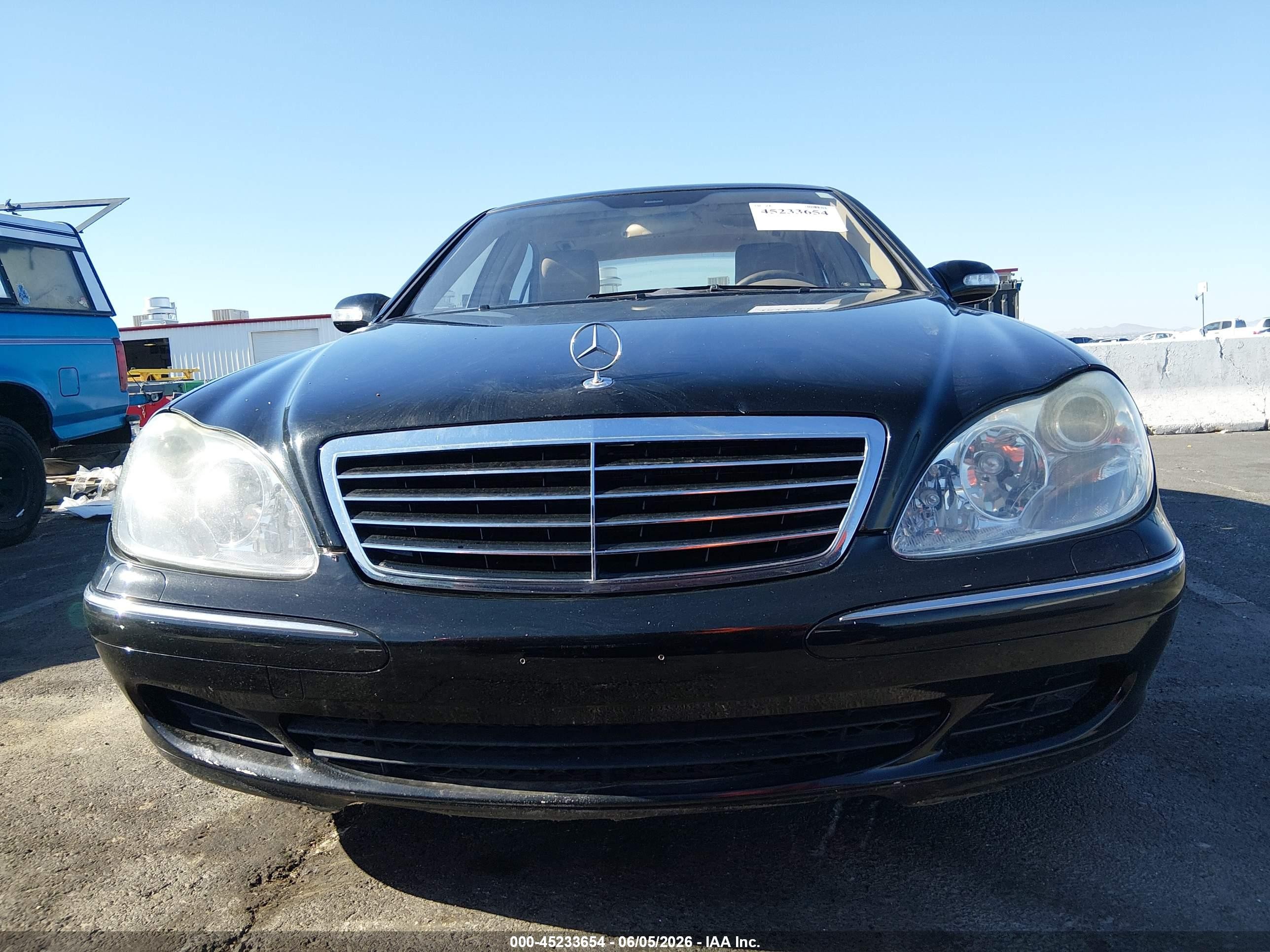 2006 Mercedes-benz S 430 4matic Black vin: WDBNG83J36A472683