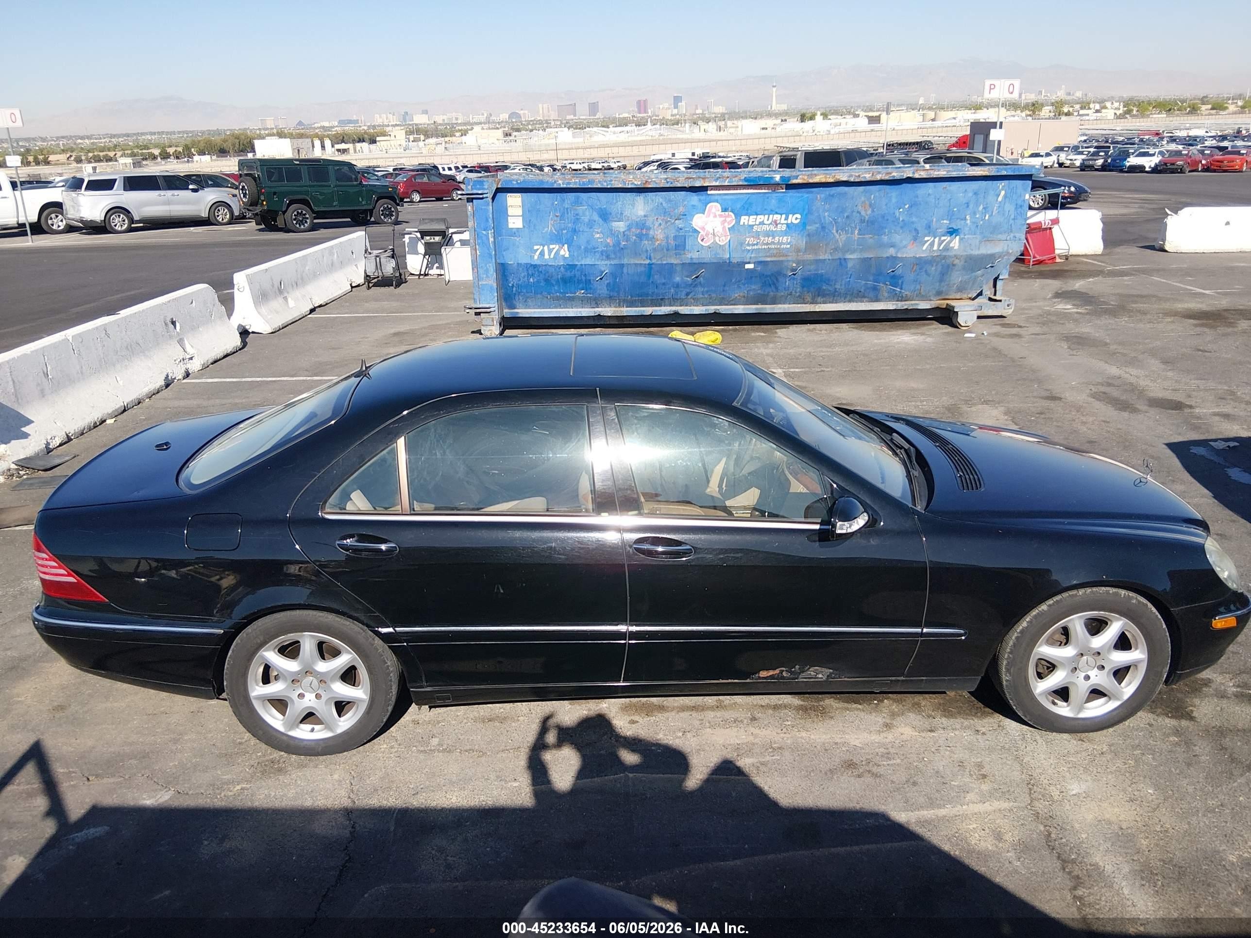2006 Mercedes-benz S 430 4matic Black vin: WDBNG83J36A472683