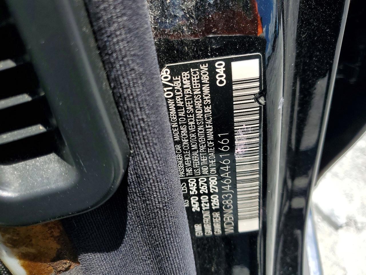 2006 Mercedes-benz S 430 4matic Black vin: WDBNG83J46A461661