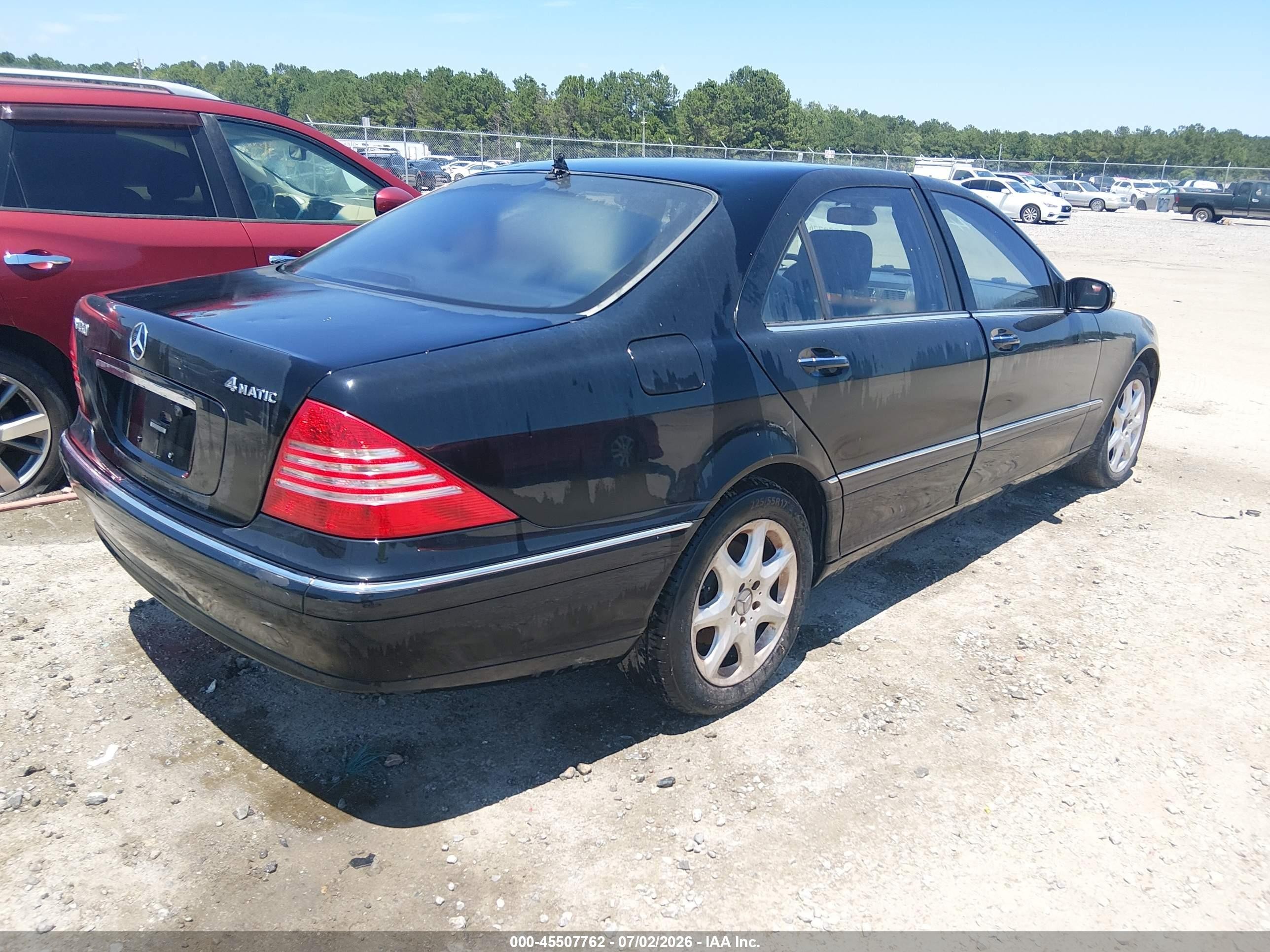 2006 Mercedes-benz S 430 4matic Black vin: WDBNG83J46A482915