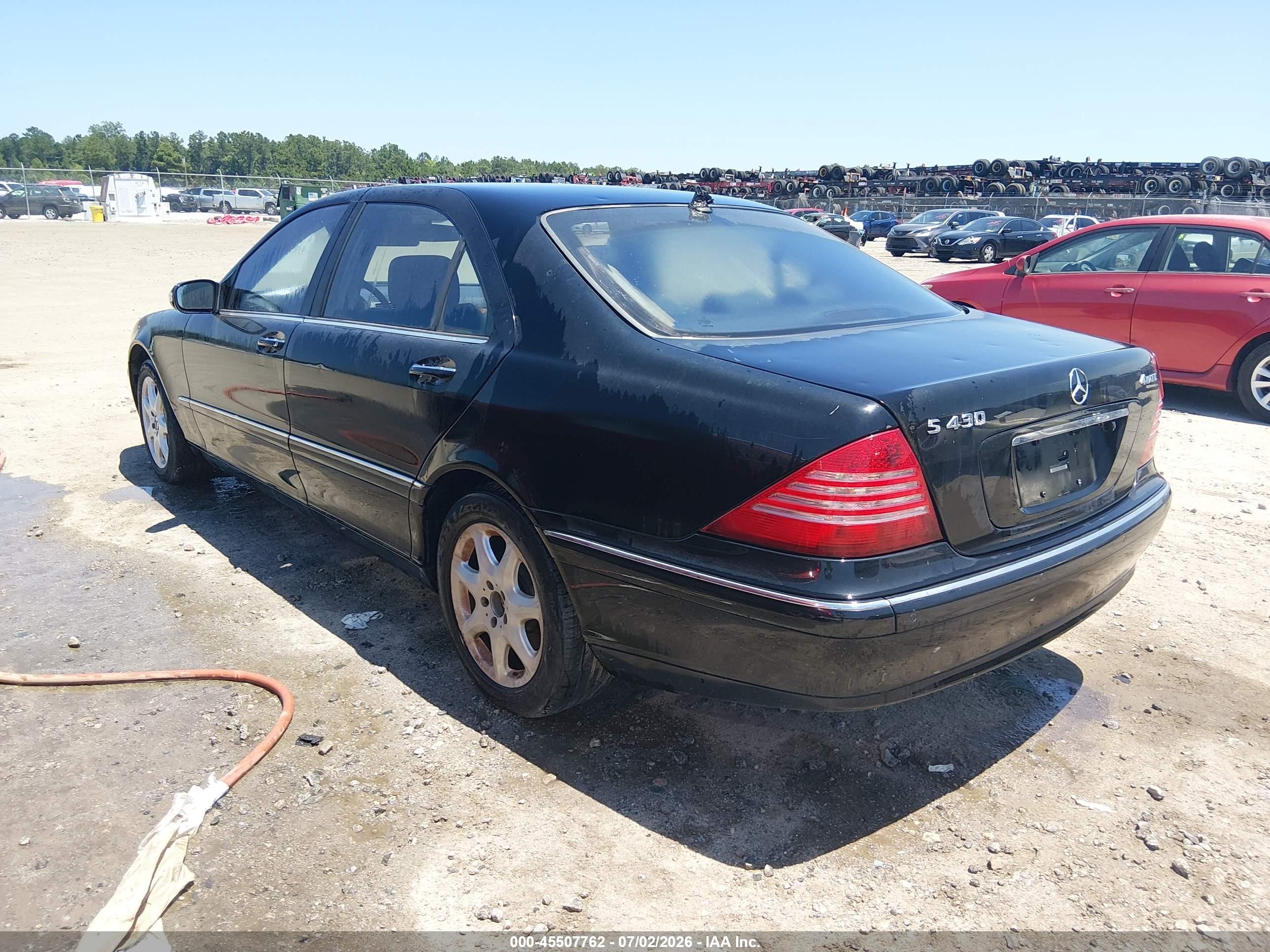 2006 Mercedes-benz S 430 4matic Black vin: WDBNG83J46A482915