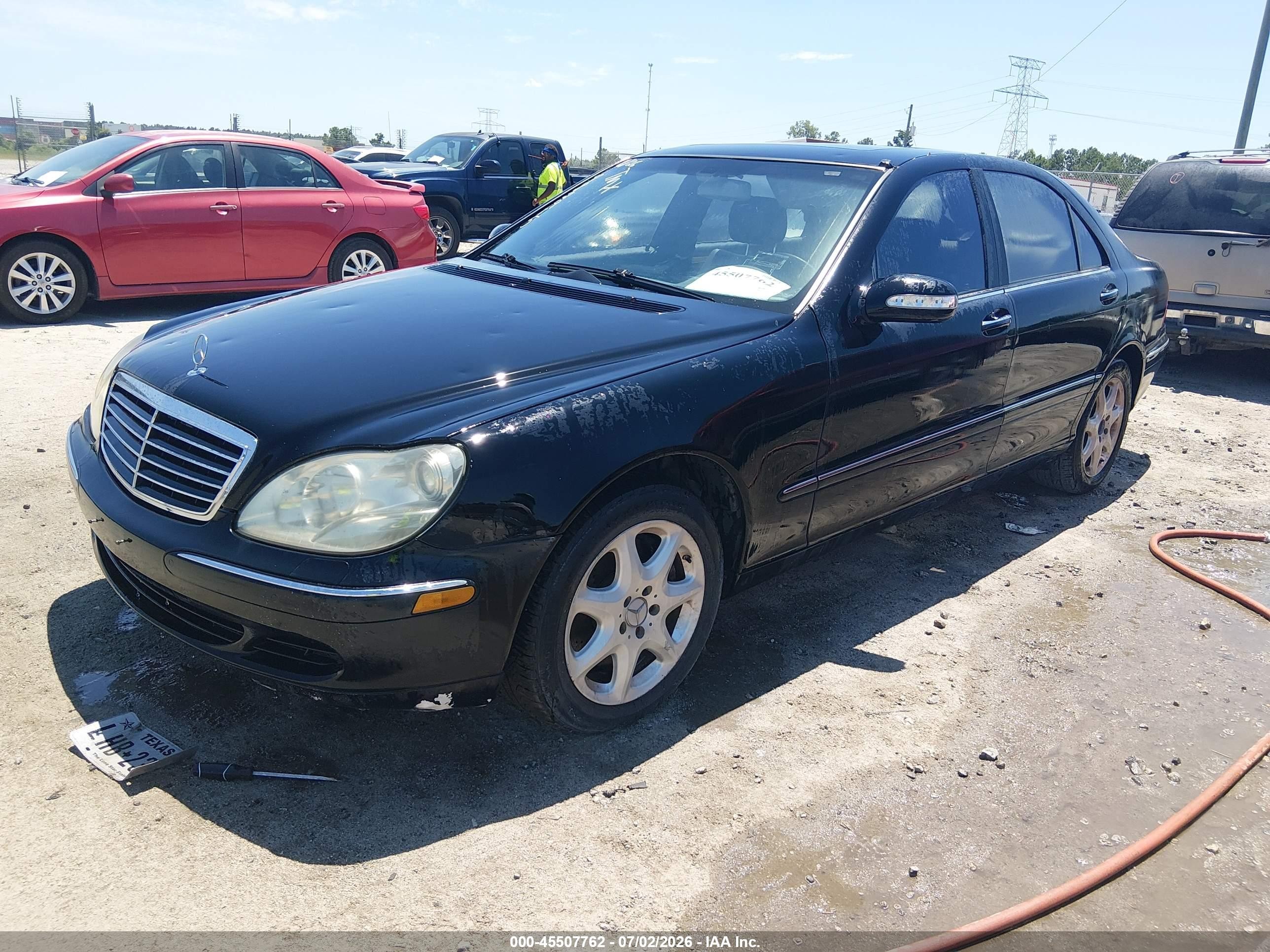 2006 Mercedes-benz S 430 4matic Black vin: WDBNG83J46A482915