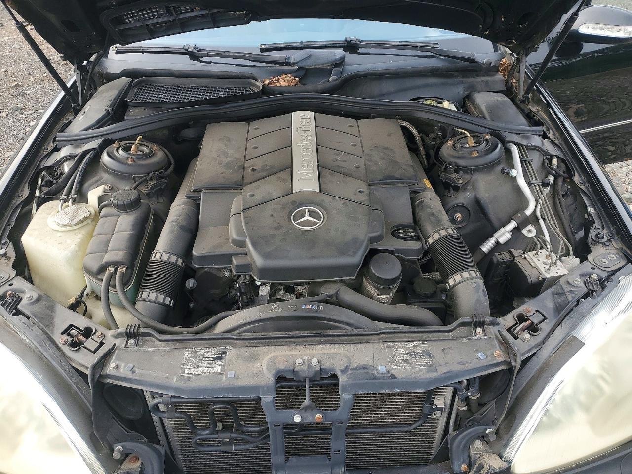 2003 Mercedes-benz S 430 4matic Black vin: WDBNG83J53A323459