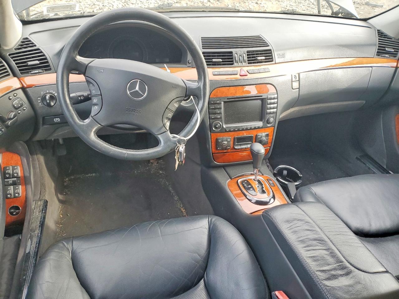 2003 Mercedes-benz S 430 4matic Black vin: WDBNG83J53A323459