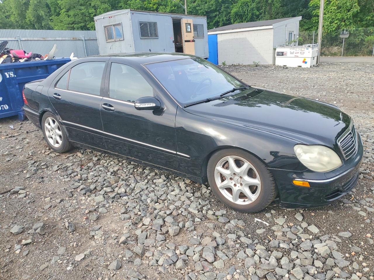 2003 Mercedes-benz S 430 4matic Black vin: WDBNG83J53A323459