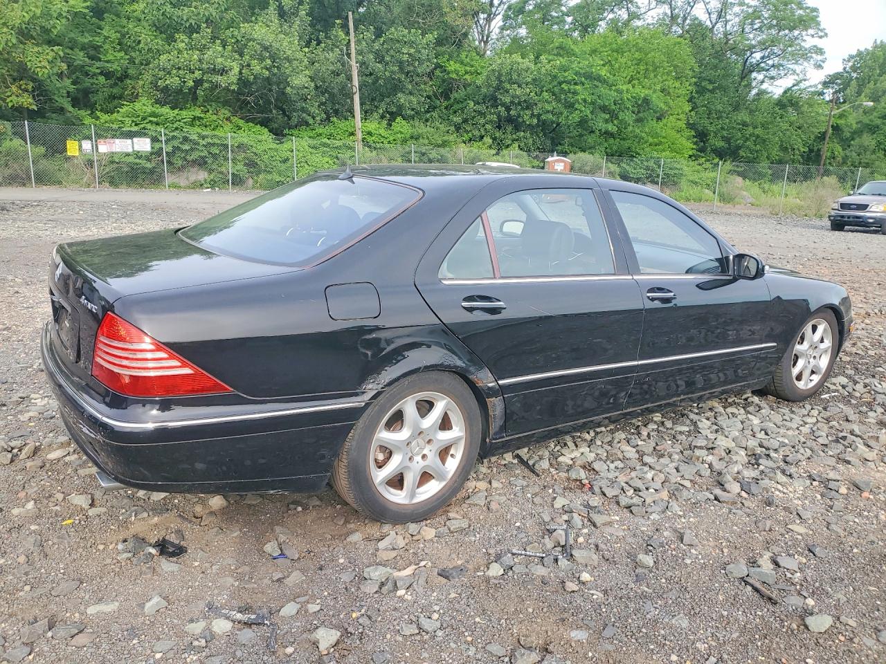 2003 Mercedes-benz S 430 4matic Black vin: WDBNG83J53A323459