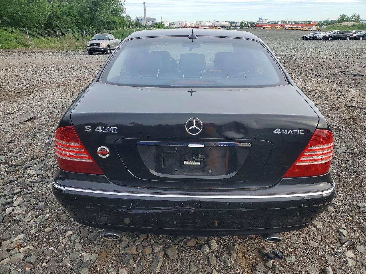 2003 Mercedes-benz S 430 4matic Black vin: WDBNG83J53A323459
