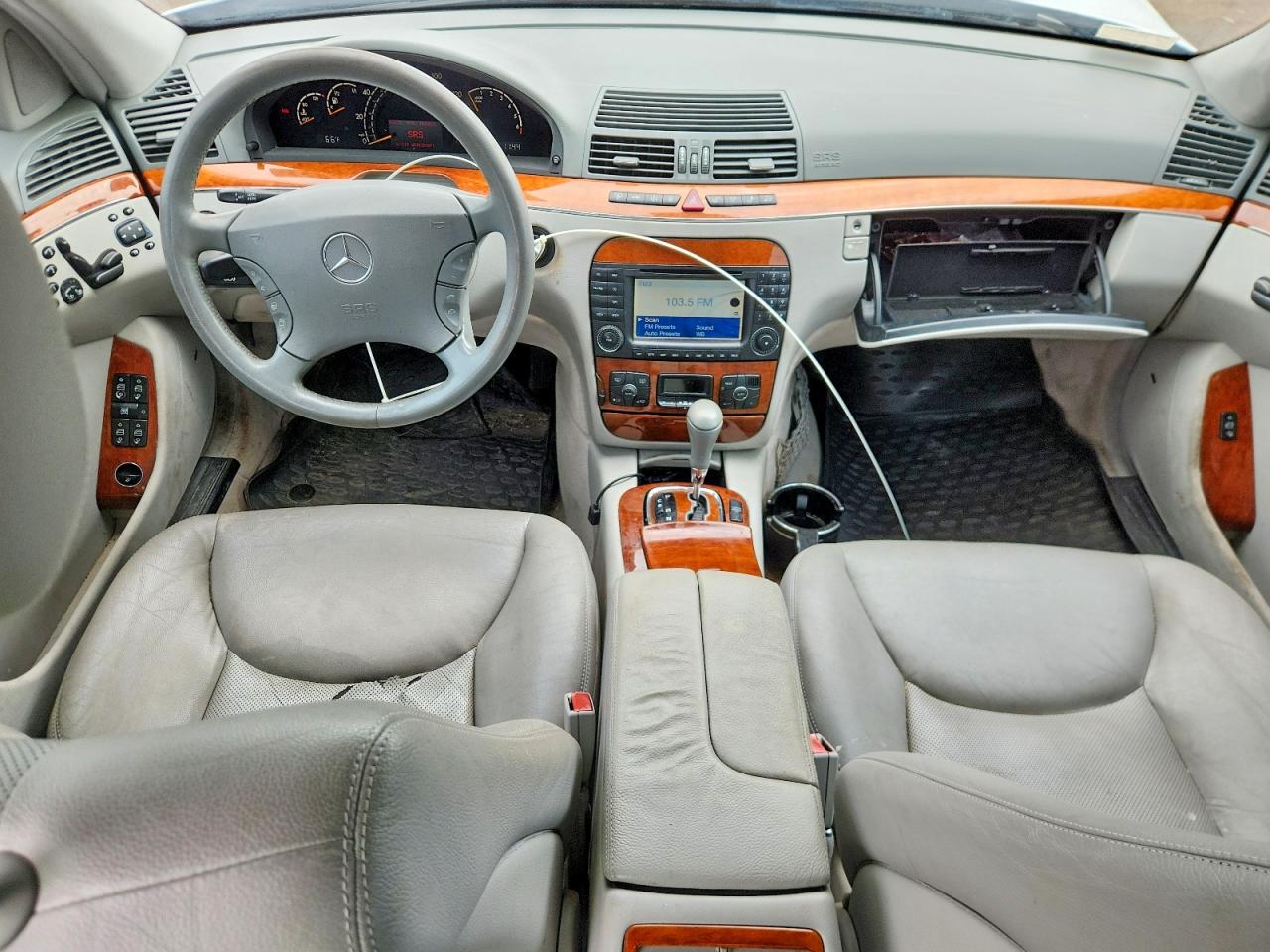 2003 Mercedes-benz S 430 4matic Silver vin: WDBNG83J53A349138
