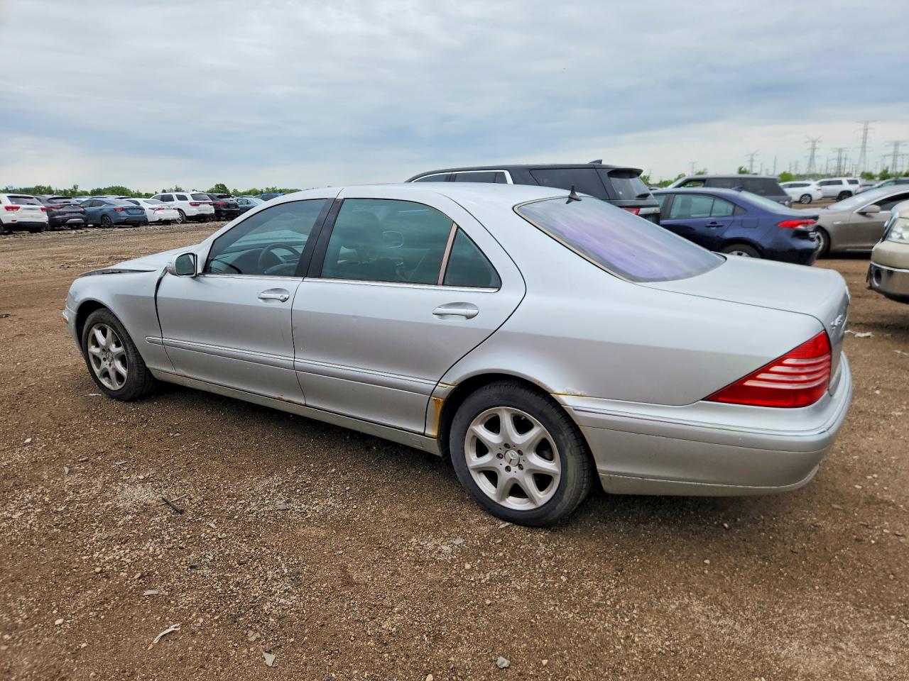 2003 Mercedes-benz S 430 4matic Silver vin: WDBNG83J53A349138