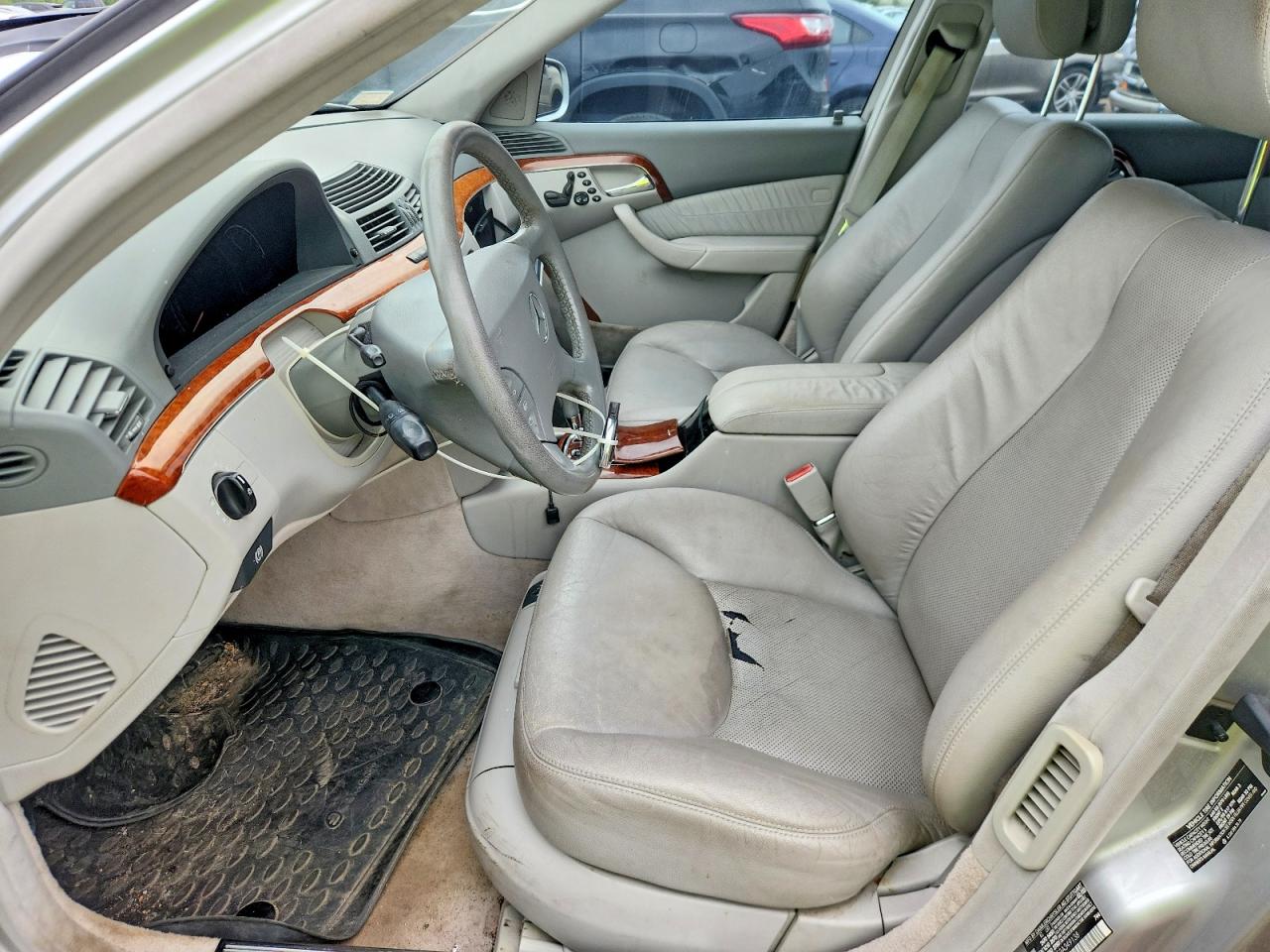 2003 Mercedes-benz S 430 4matic Silver vin: WDBNG83J53A349138