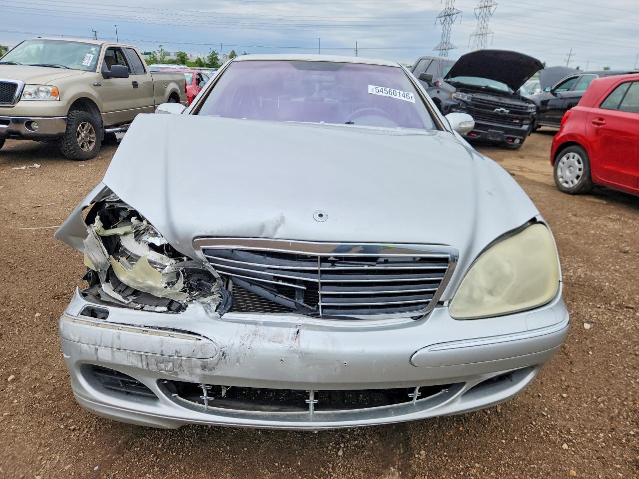 2003 Mercedes-benz S 430 4matic Silver vin: WDBNG83J53A349138