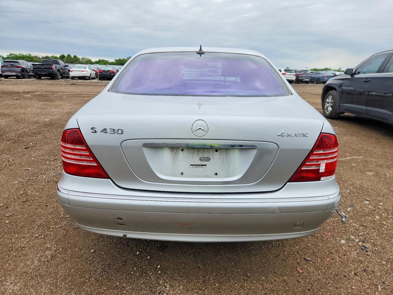 2003 Mercedes-benz S 430 4matic Silver vin: WDBNG83J53A349138