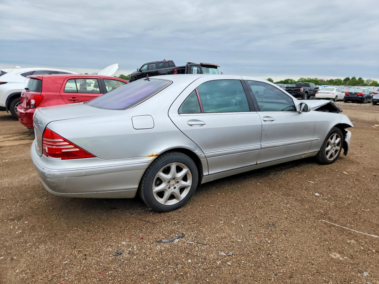 2003 Mercedes-benz S 430 4matic Silver vin: WDBNG83J53A349138