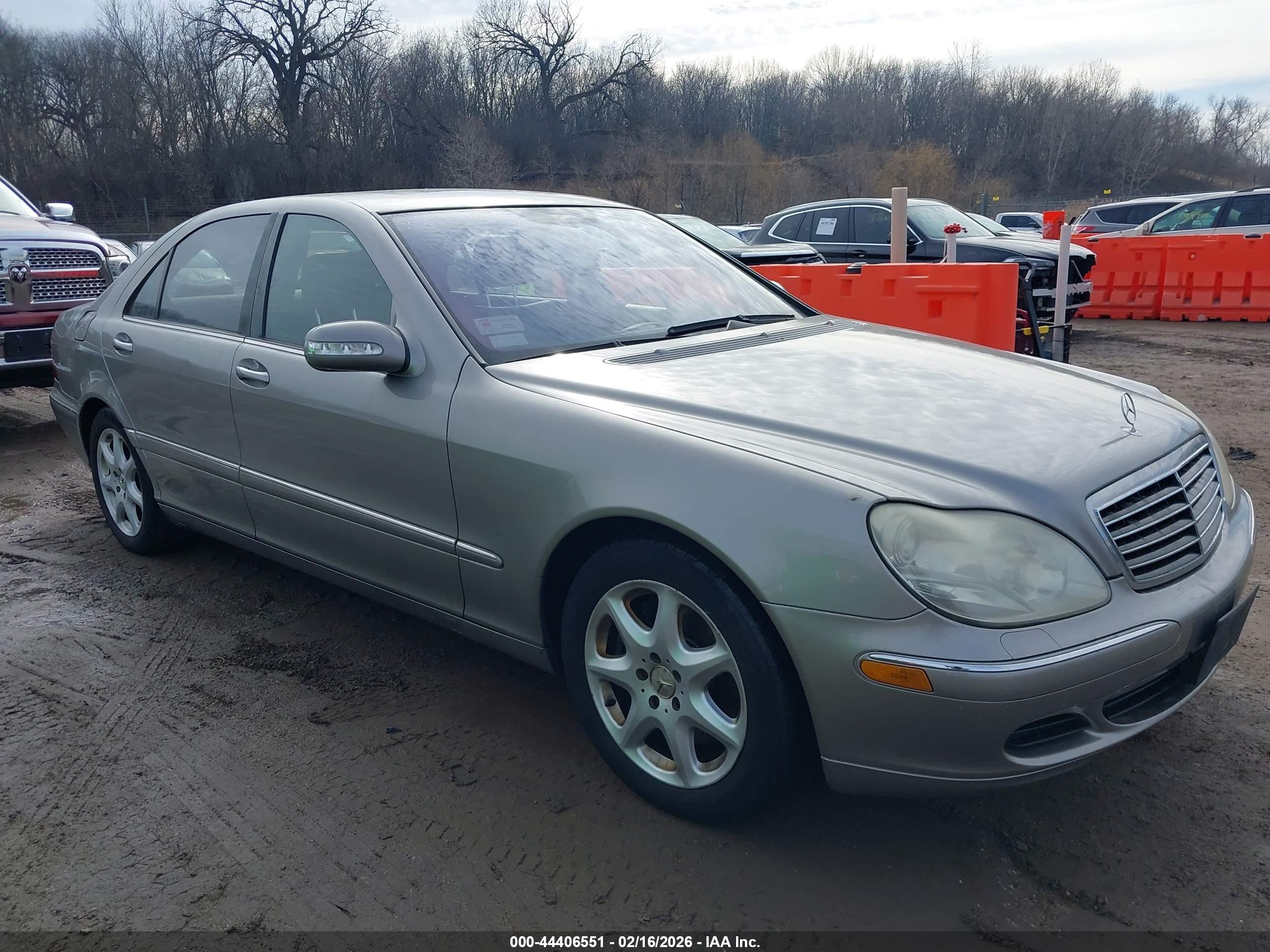 2006 Mercedes-benz S 430 4matic Серый vin: WDBNG83J56A463628