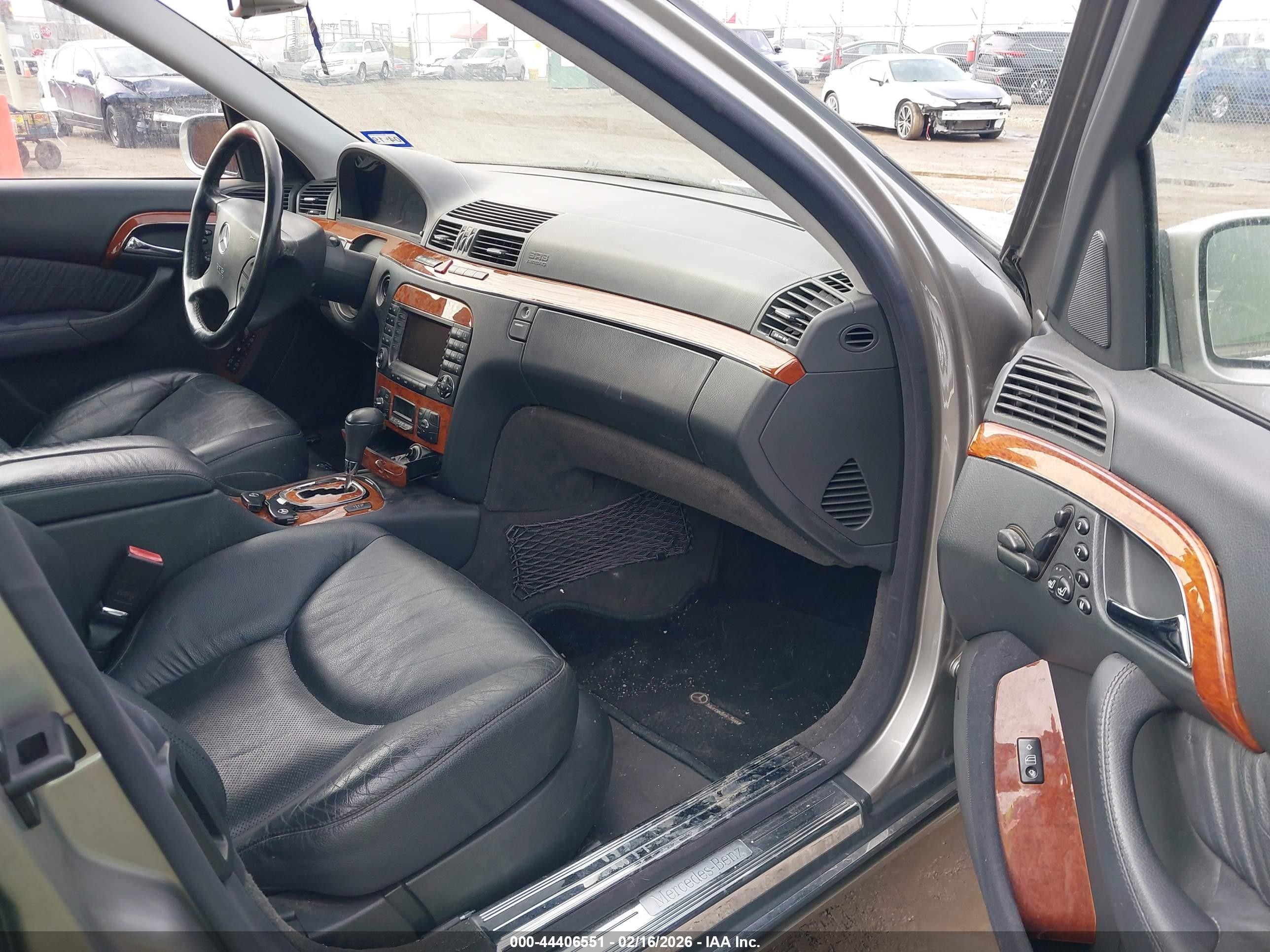 2006 Mercedes-benz S 430 4matic Серый vin: WDBNG83J56A463628