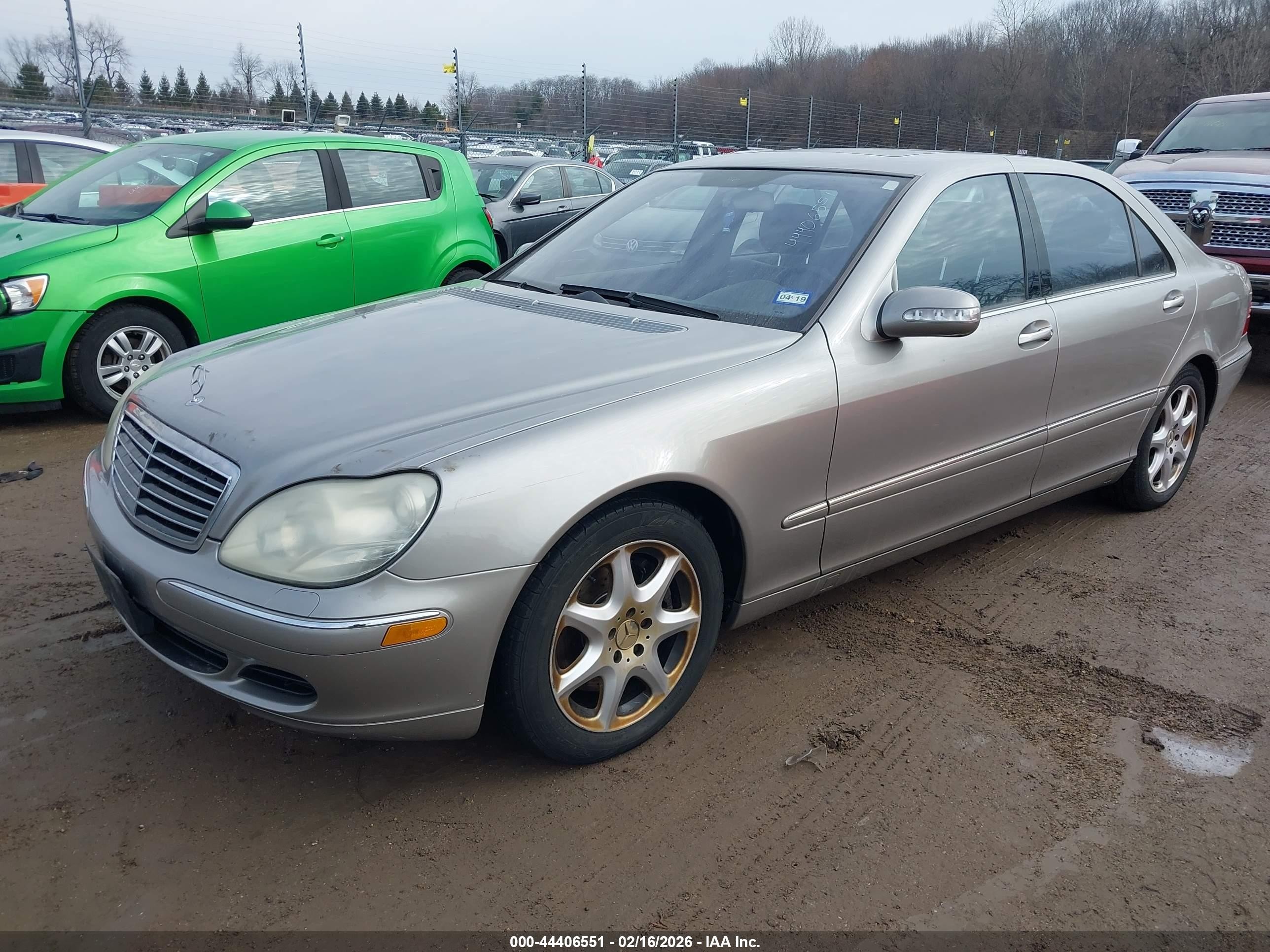2006 Mercedes-benz S 430 4matic Серый vin: WDBNG83J56A463628