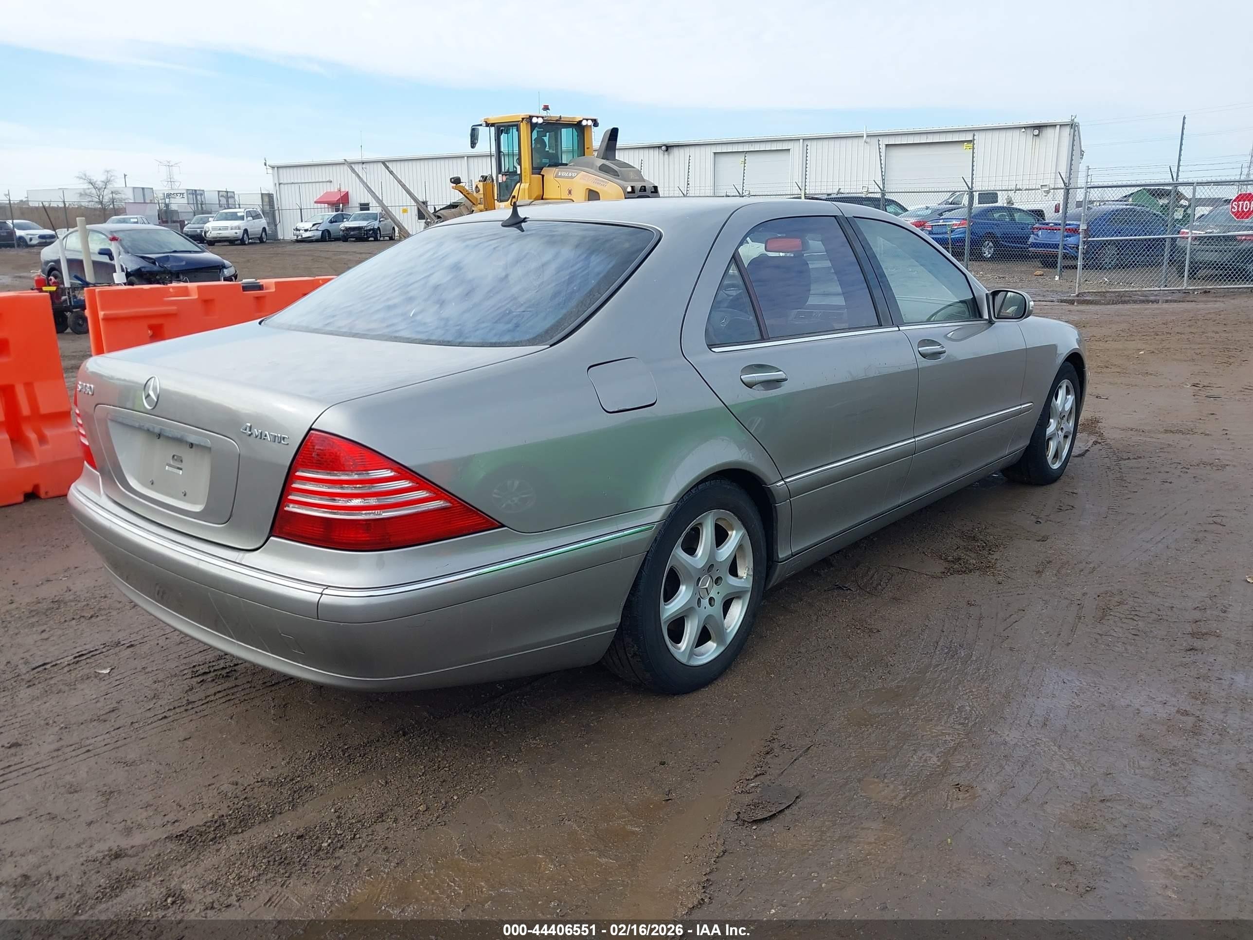 2006 Mercedes-benz S 430 4matic Серый vin: WDBNG83J56A463628
