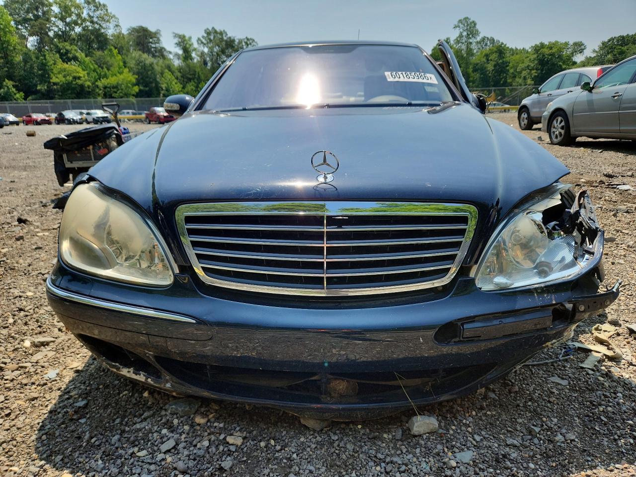 2005 Mercedes-benz S 430 4matic Blue vin: WDBNG83J75A455853