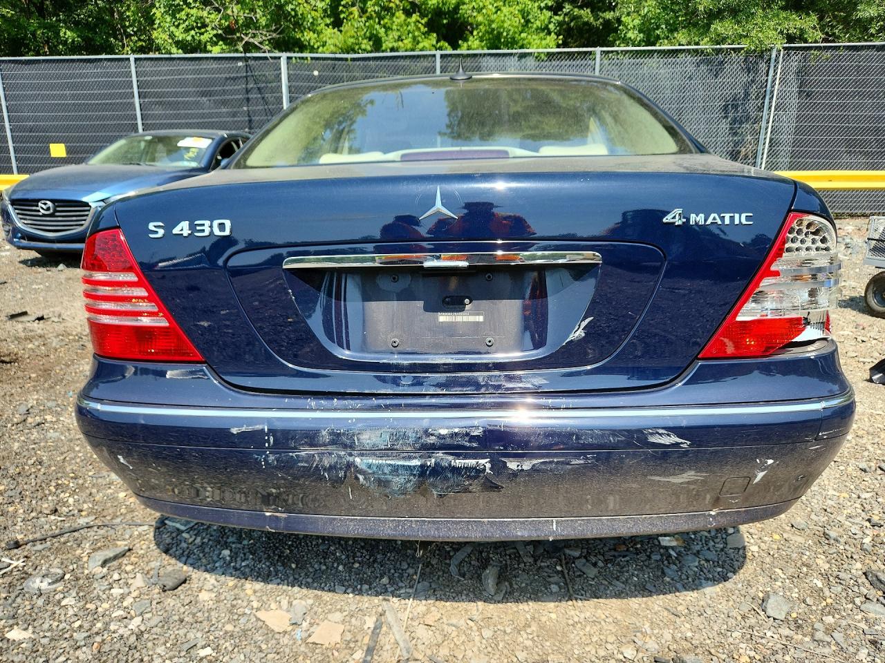 2005 Mercedes-benz S 430 4matic Blue vin: WDBNG83J75A455853