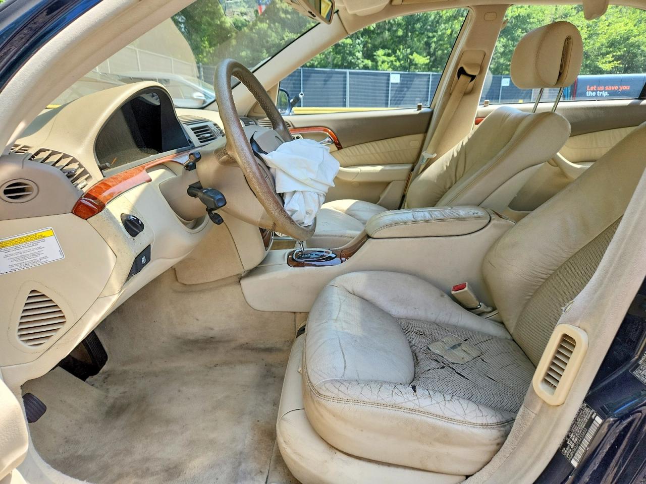 2005 Mercedes-benz S 430 4matic Blue vin: WDBNG83J75A455853