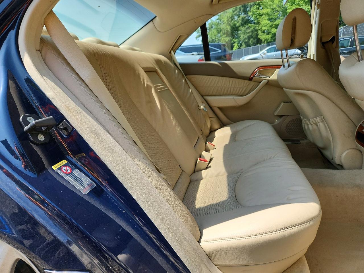 2005 Mercedes-benz S 430 4matic Blue vin: WDBNG83J75A455853