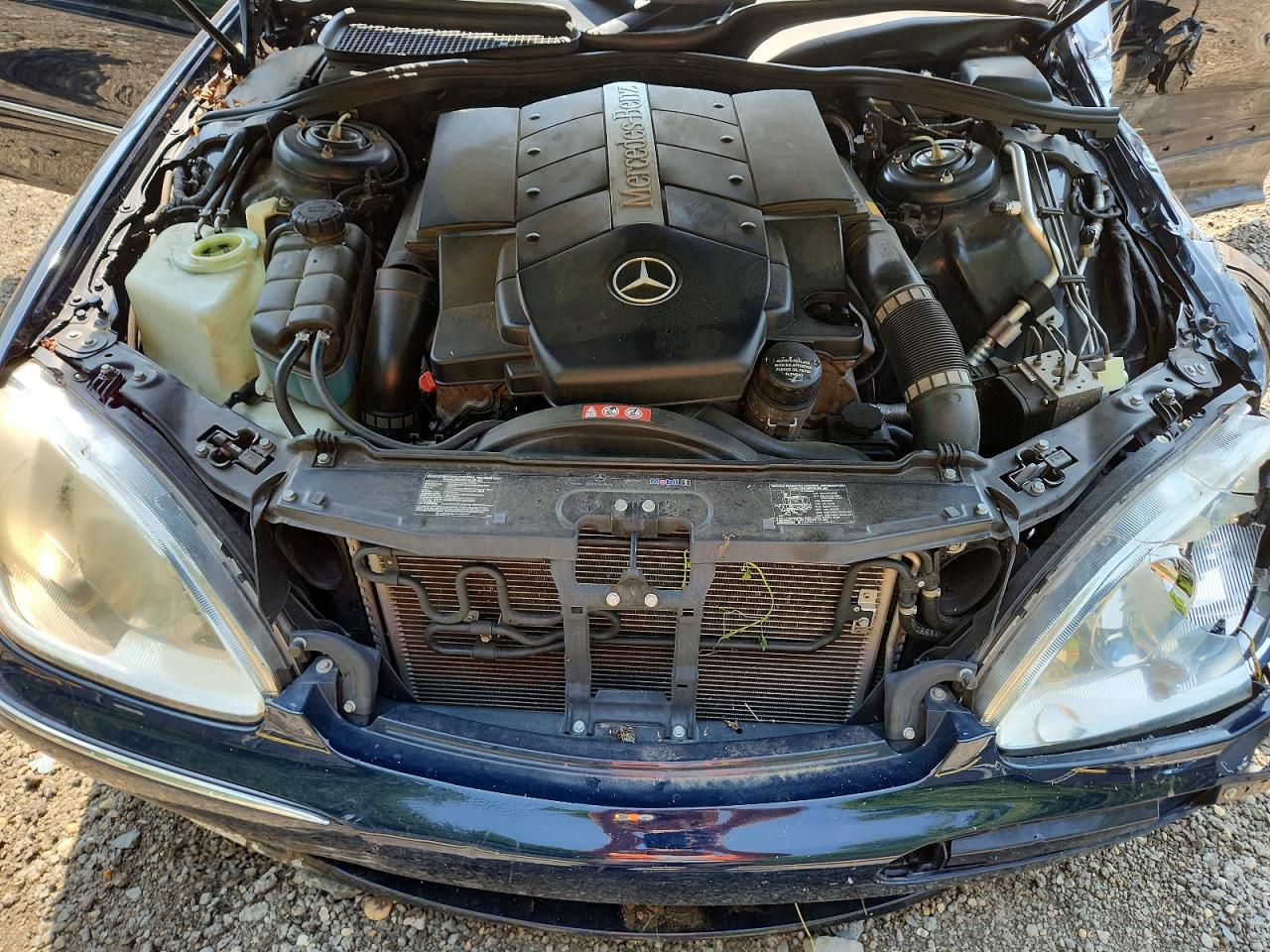 2005 Mercedes-benz S 430 4matic Blue vin: WDBNG83J75A455853