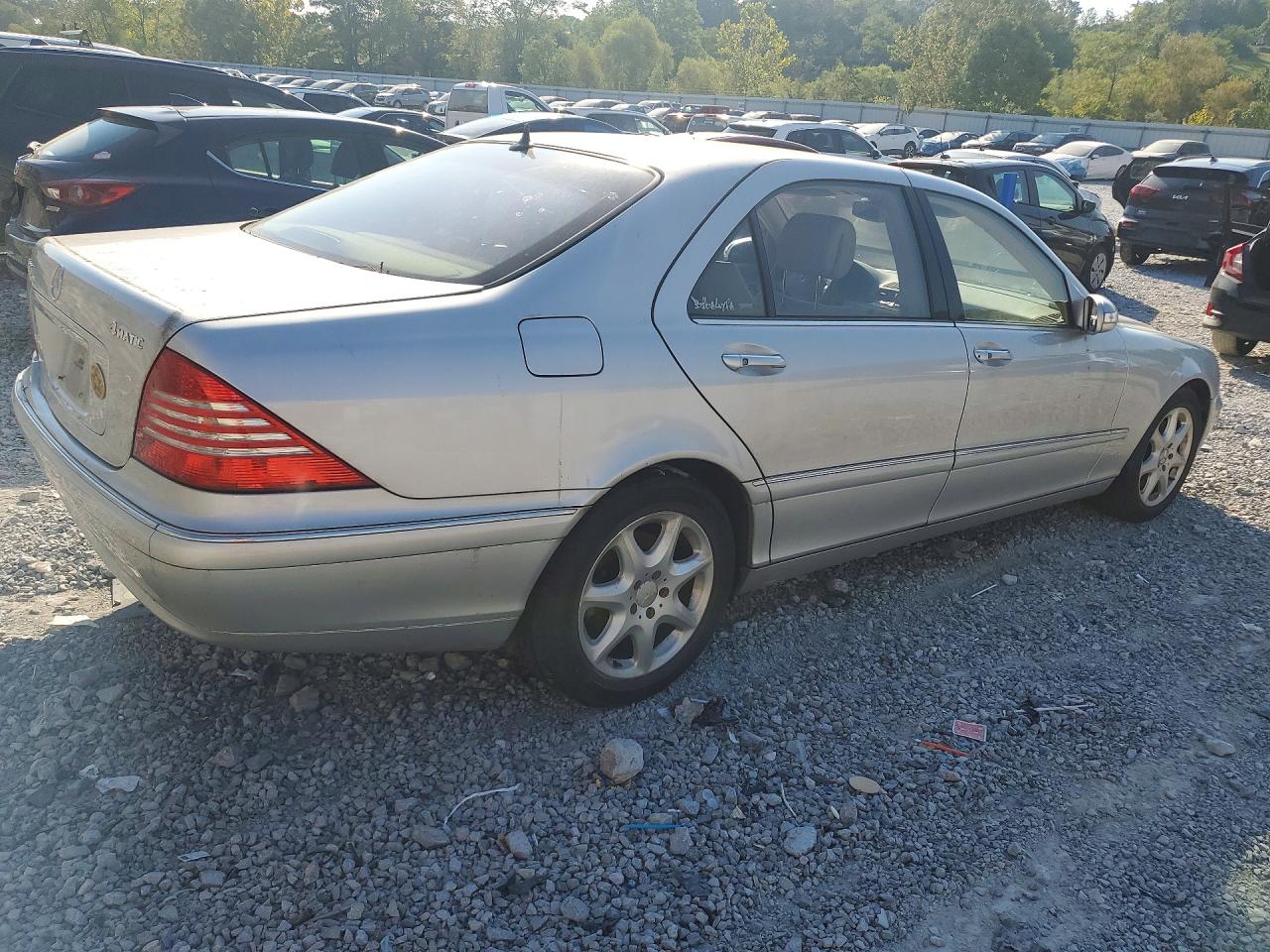 2003 Mercedes-benz S 430 4matic Silver vin: WDBNG83J83A358366