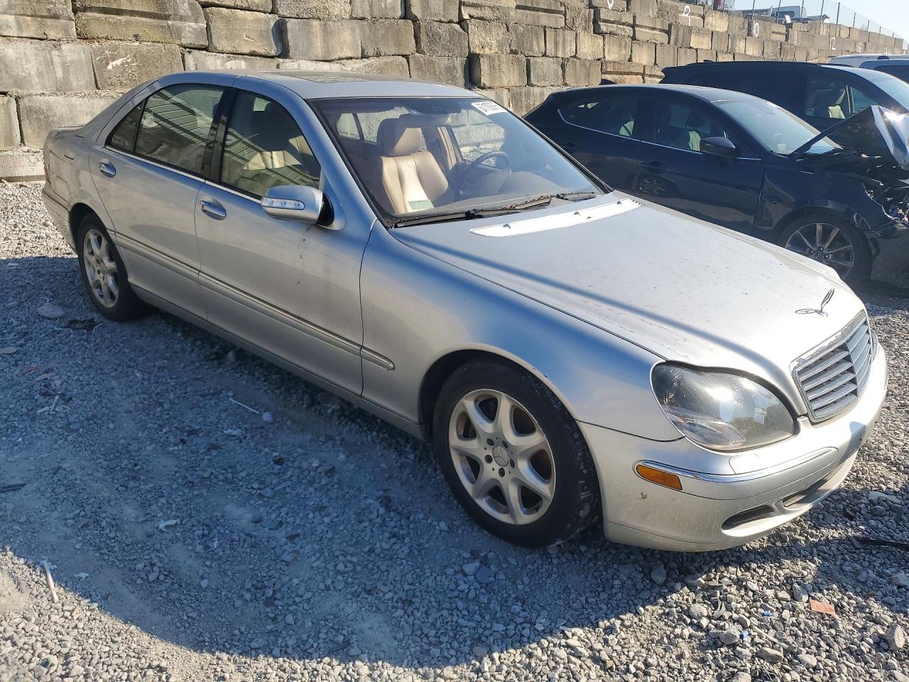 2003 Mercedes-benz S 430 4matic Silver vin: WDBNG83J83A358366