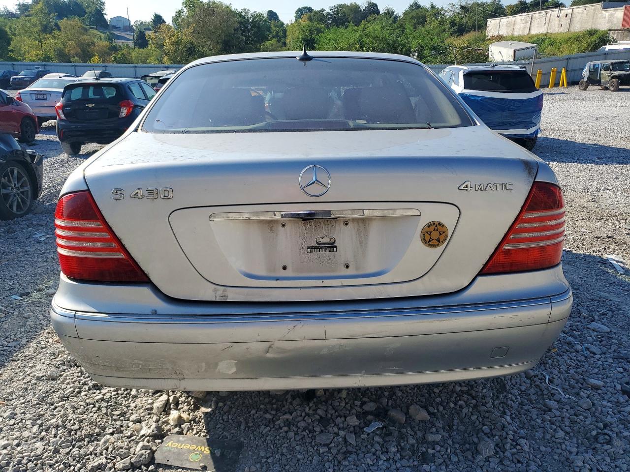 2003 Mercedes-benz S 430 4matic Silver vin: WDBNG83J83A358366