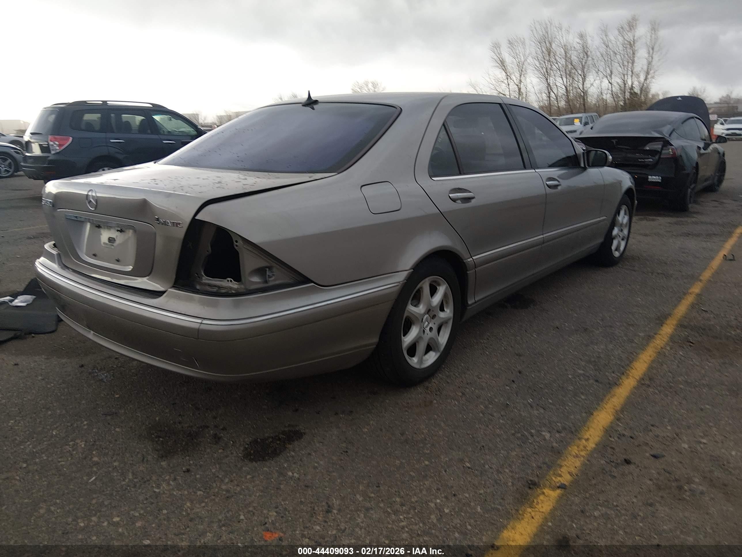 2006 Mercedes-benz S 430 4matic Серый vin: WDBNG83J86A481525