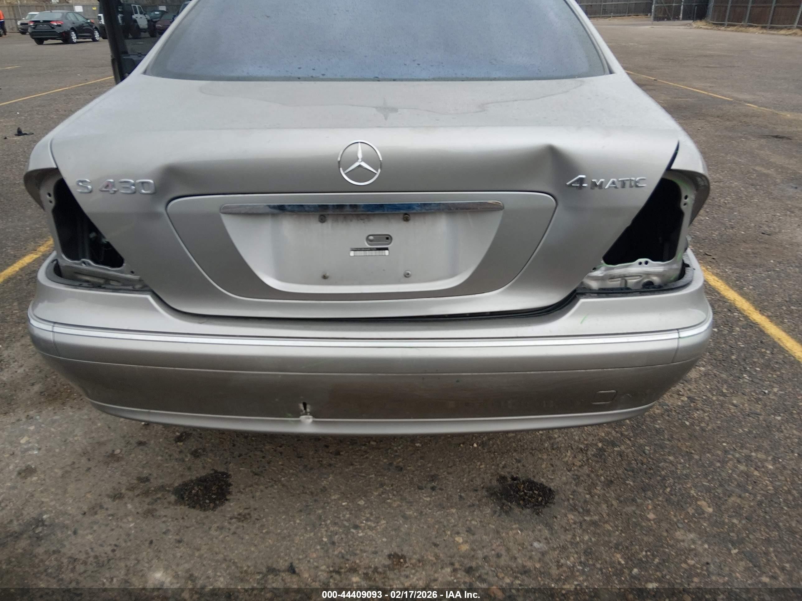 2006 Mercedes-benz S 430 4matic Серый vin: WDBNG83J86A481525