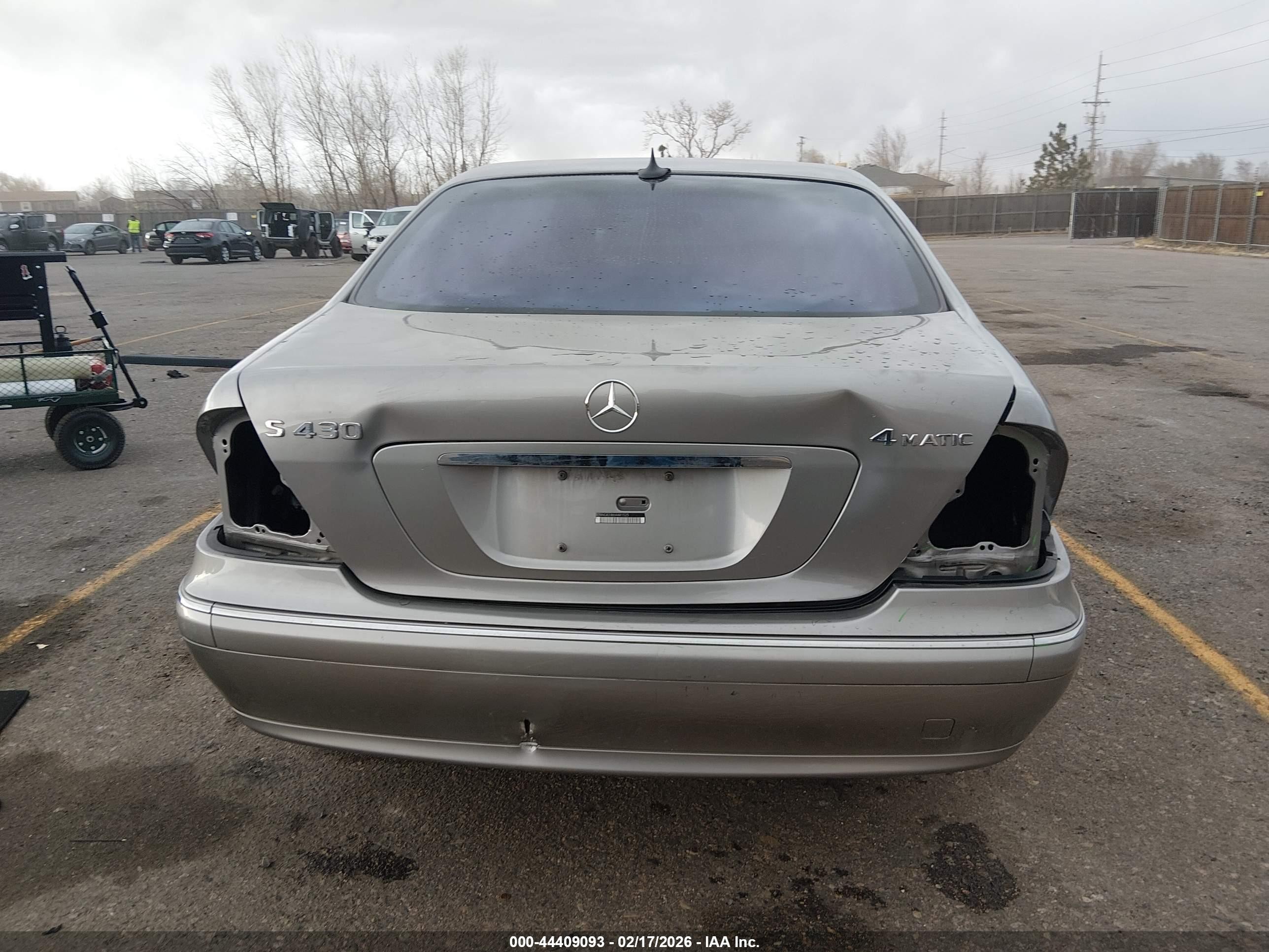 2006 Mercedes-benz S 430 4matic Серый vin: WDBNG83J86A481525