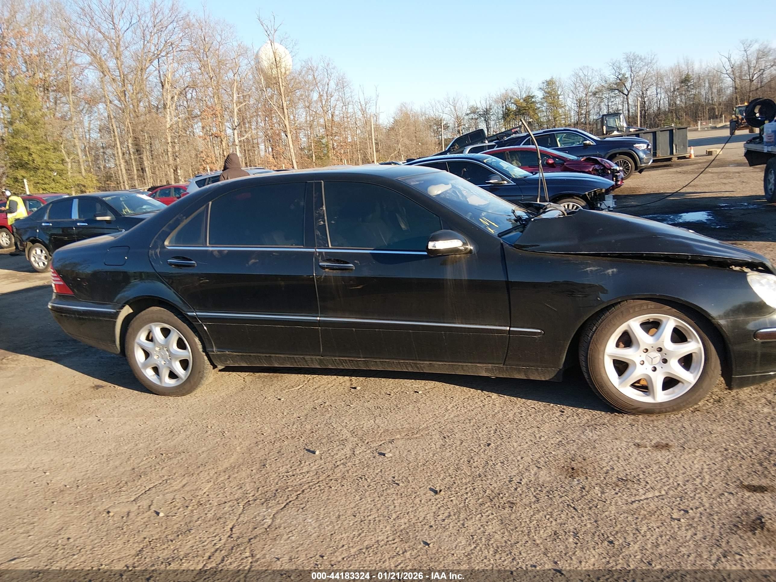 2006 Mercedes-benz S 430 4matic Black vin: WDBNG83J96A468542