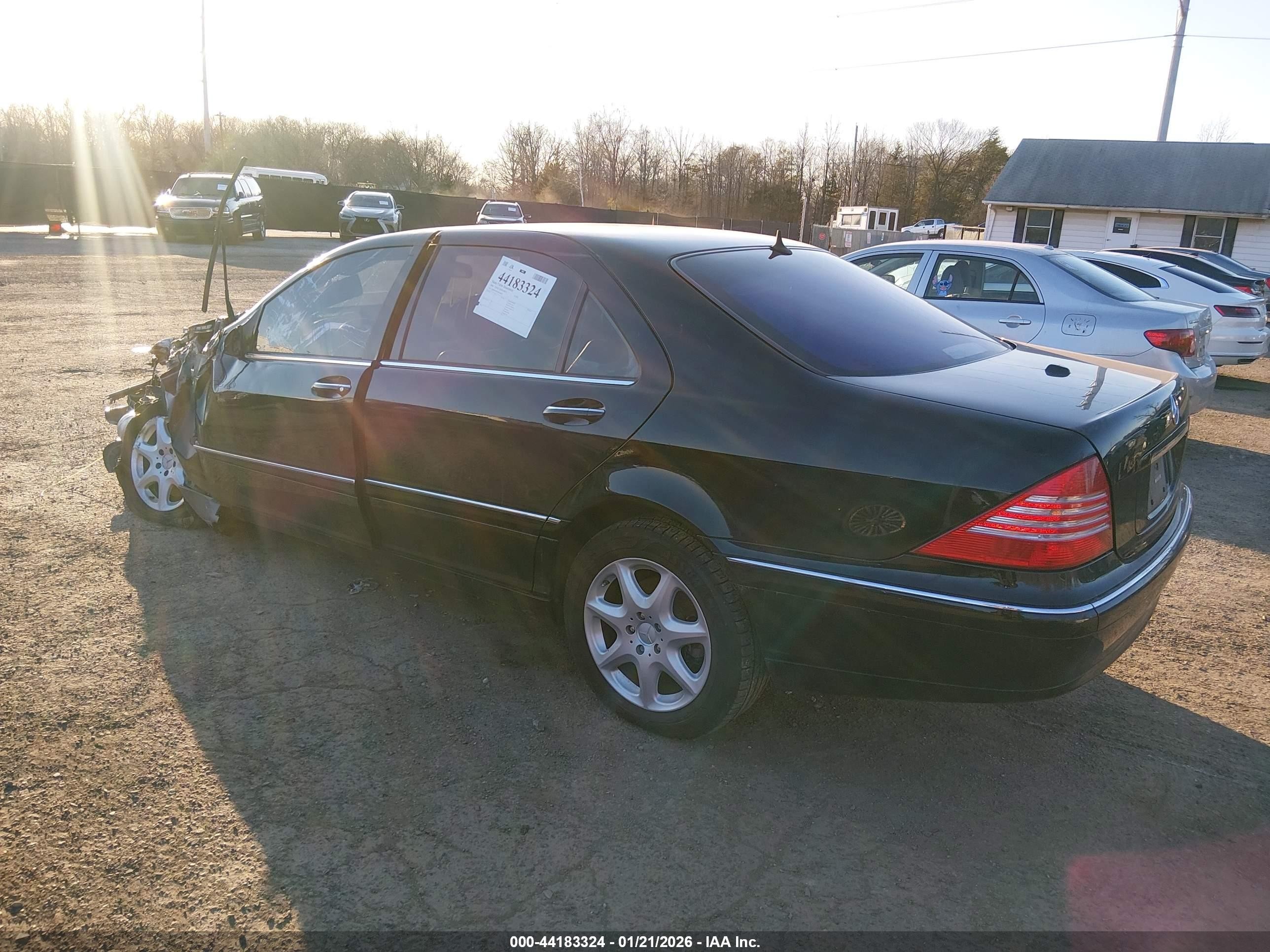 2006 Mercedes-benz S 430 4matic Black vin: WDBNG83J96A468542