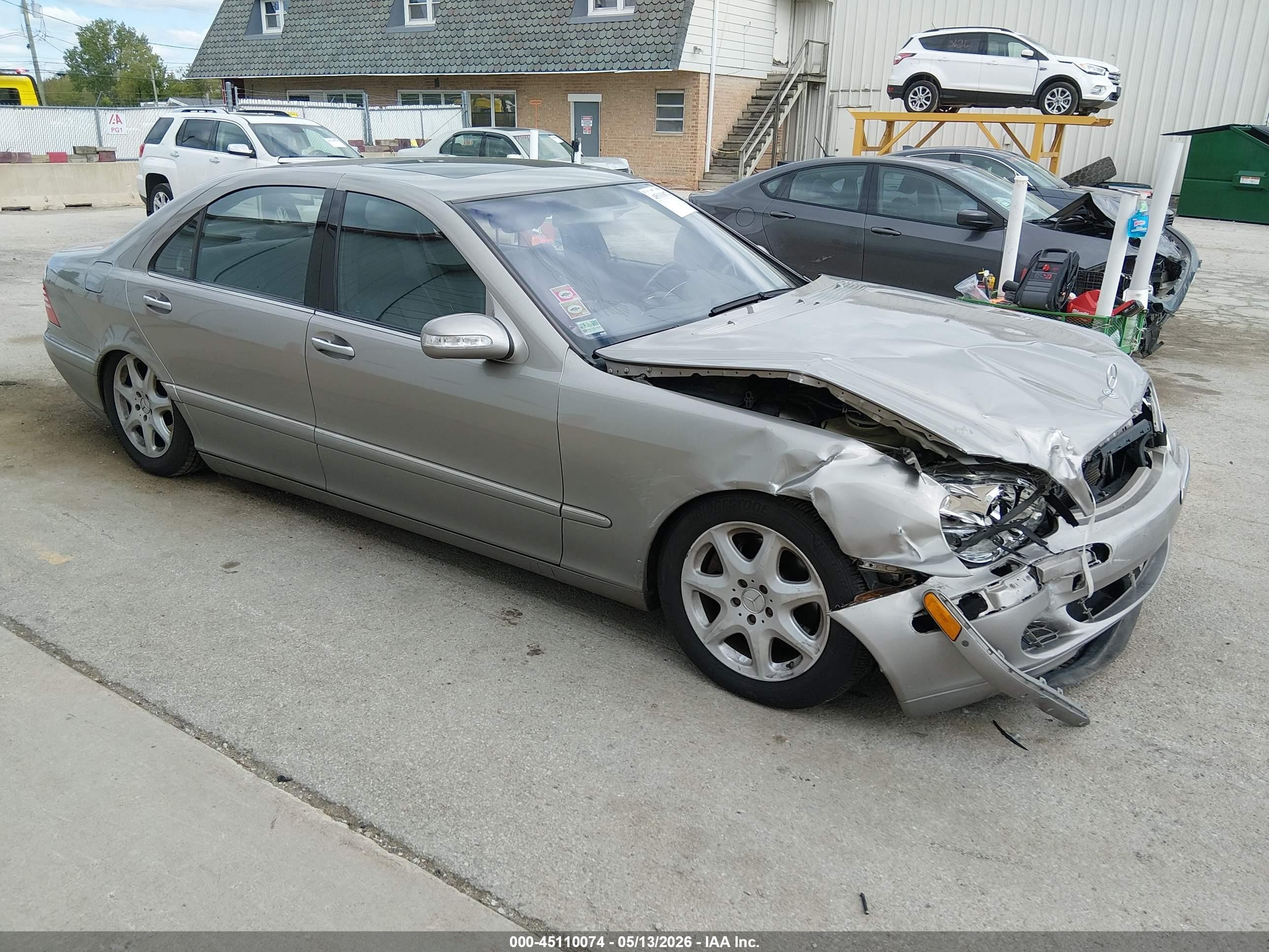 2004 Mercedes-benz S 430 4matic Silver vin: WDBNG83JX4A401543