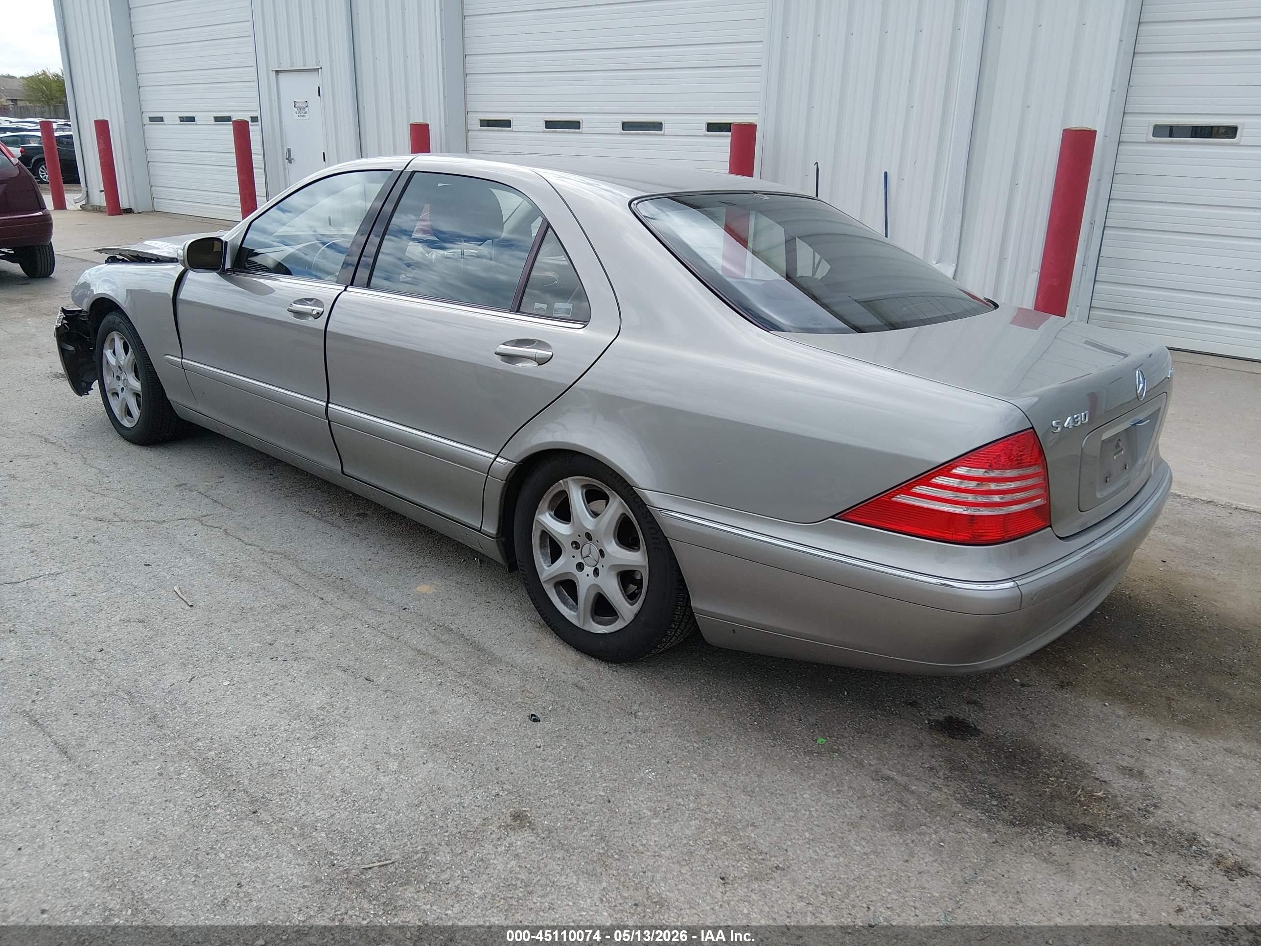 2004 Mercedes-benz S 430 4matic Silver vin: WDBNG83JX4A401543