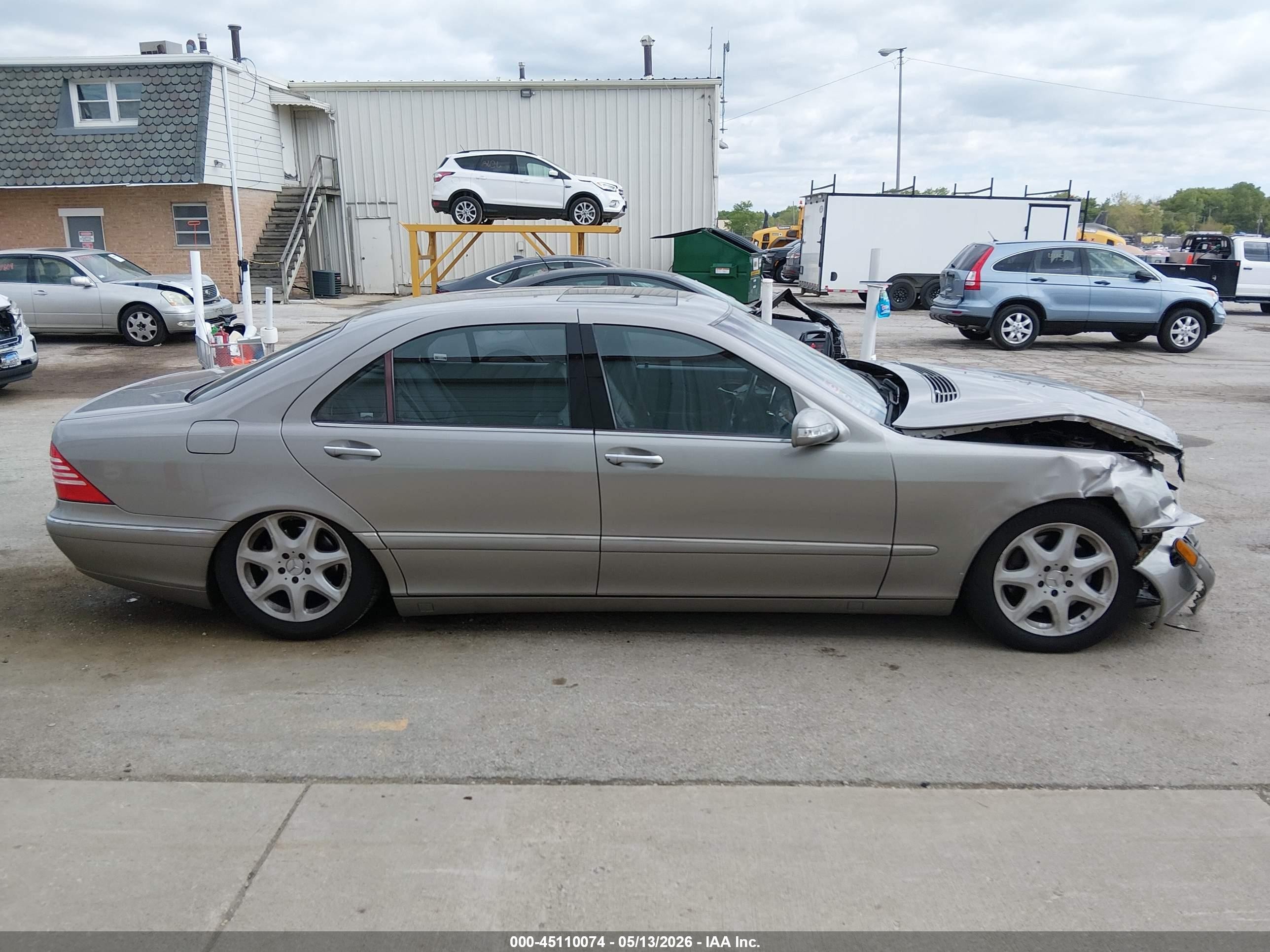 2004 Mercedes-benz S 430 4matic Silver vin: WDBNG83JX4A401543