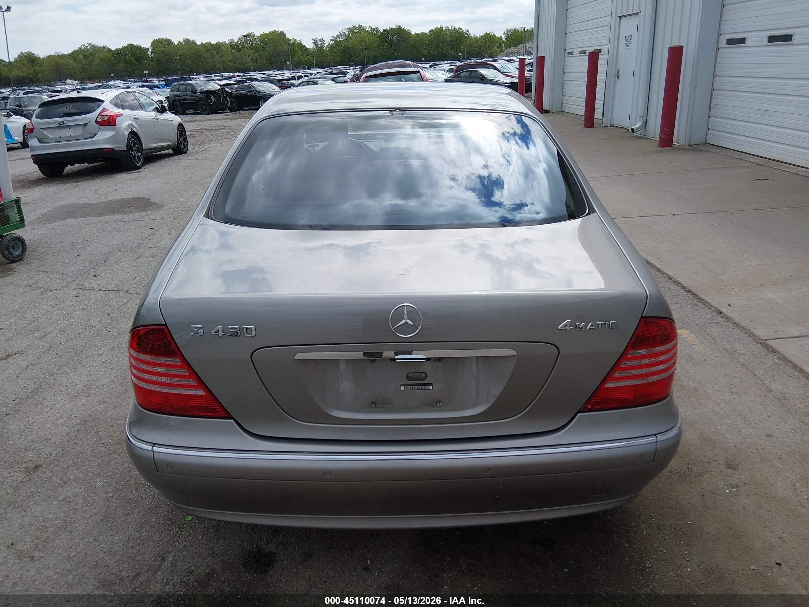 2004 Mercedes-benz S 430 4matic Silver vin: WDBNG83JX4A401543