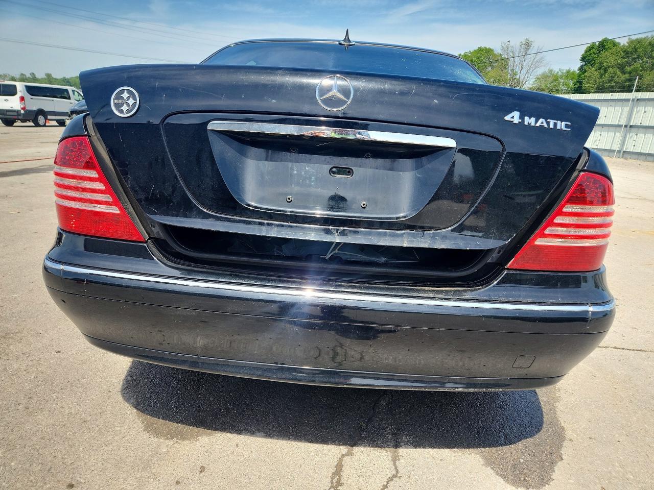 2004 Mercedes-benz S 430 4matic Black vin: WDBNG83JX4A412252