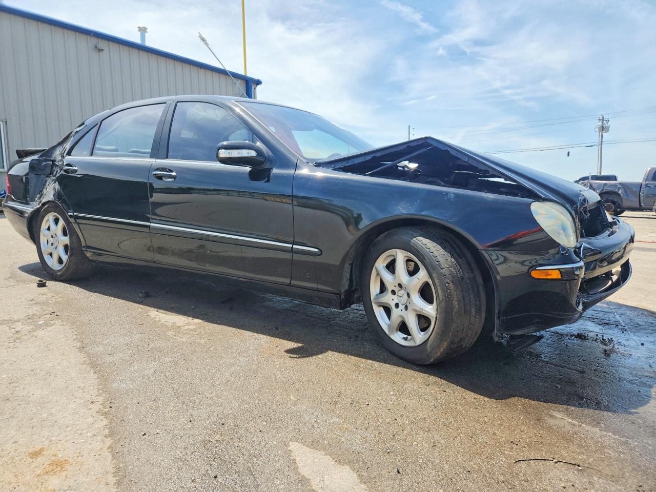 2004 Mercedes-benz S 430 4matic Black vin: WDBNG83JX4A412252