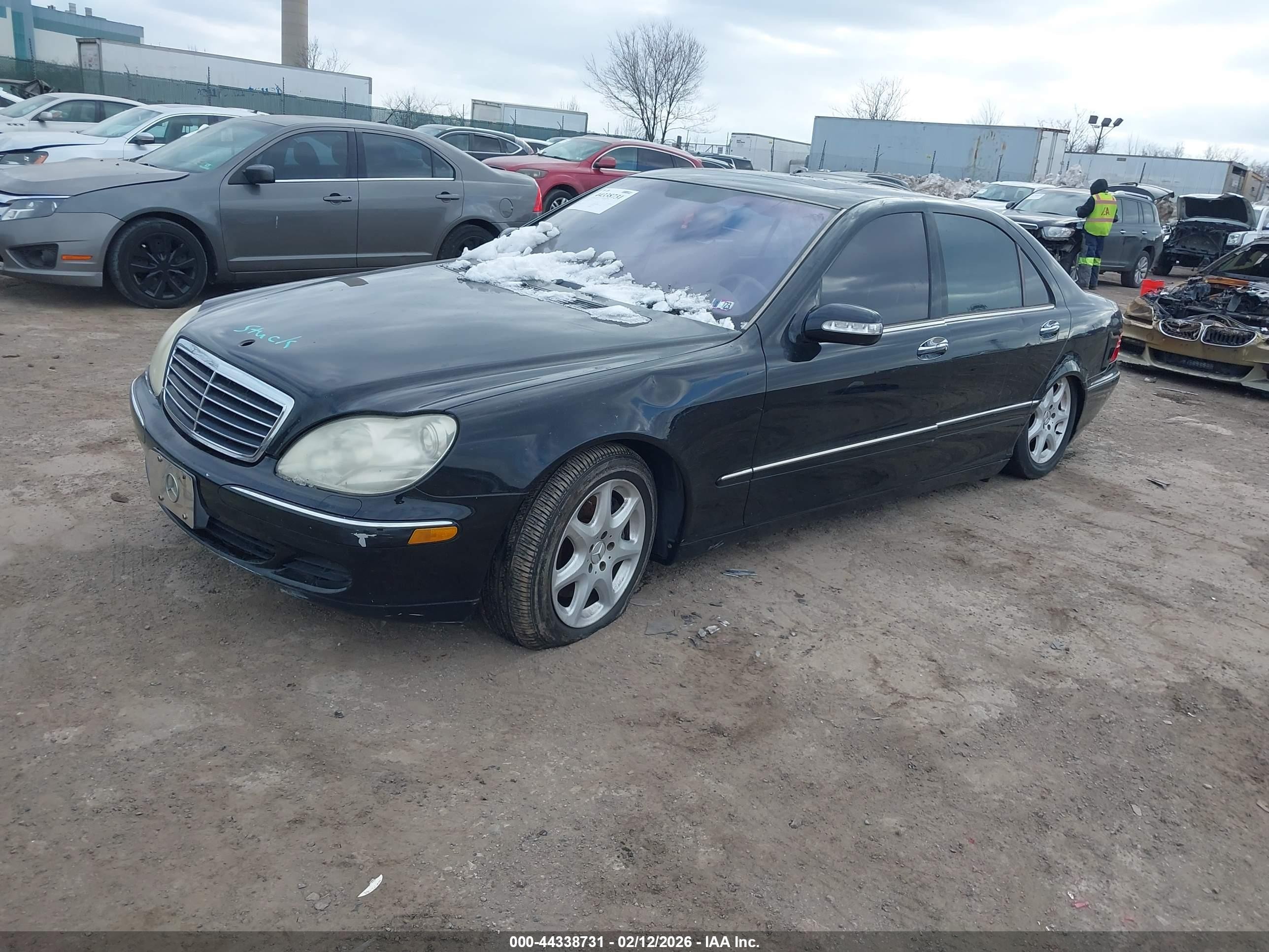 2003 Mercedes-benz S 500   Black vin: WDBNG84J03A336411
