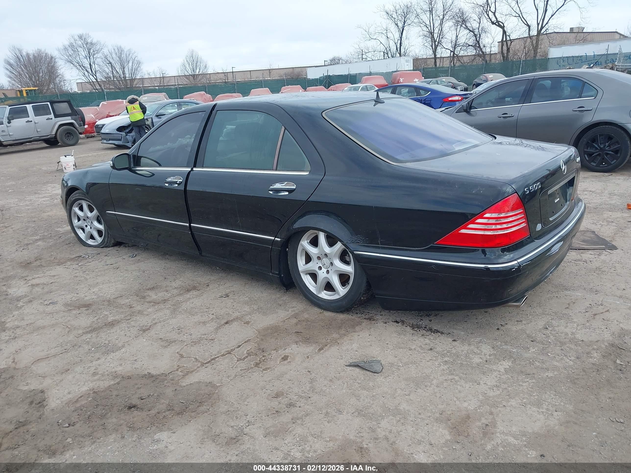 2003 Mercedes-benz S 500   Black vin: WDBNG84J03A336411