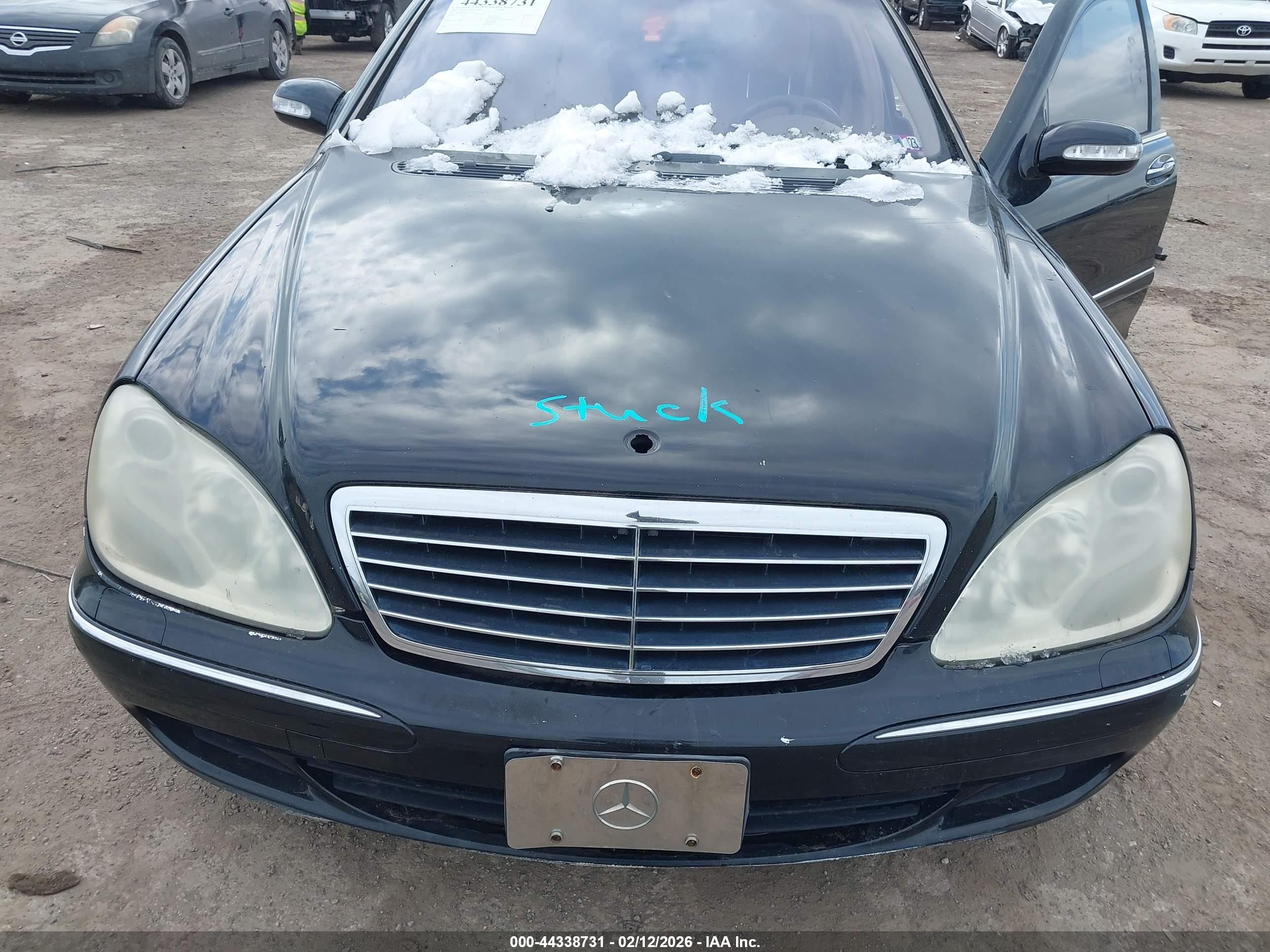 2003 Mercedes-benz S 500   Black vin: WDBNG84J03A336411