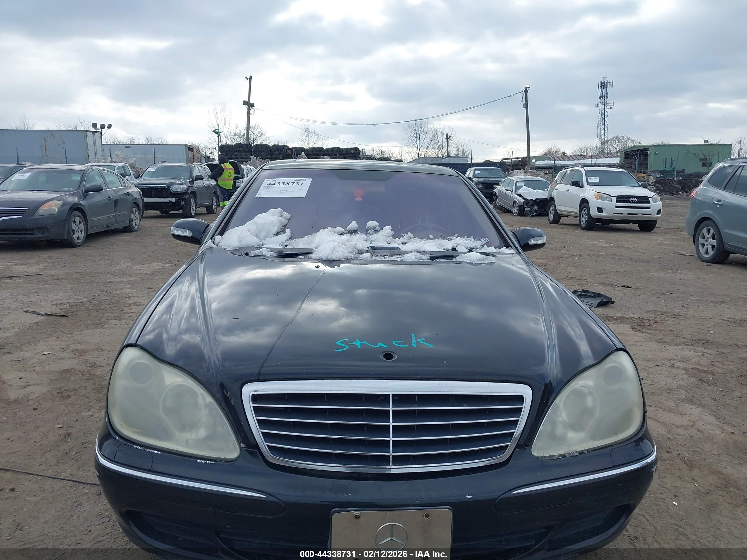 2003 Mercedes-benz S 500   Black vin: WDBNG84J03A336411